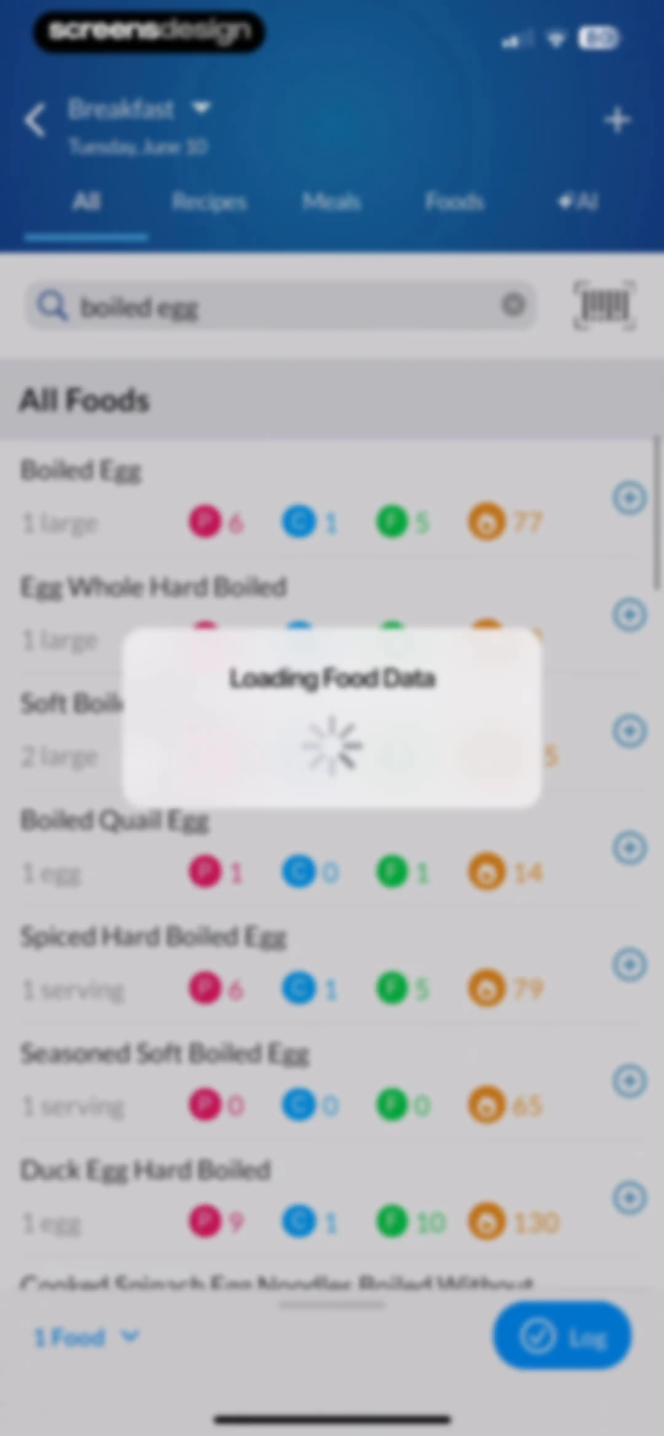 MacrosFirst - Macro Tracker screen 39
