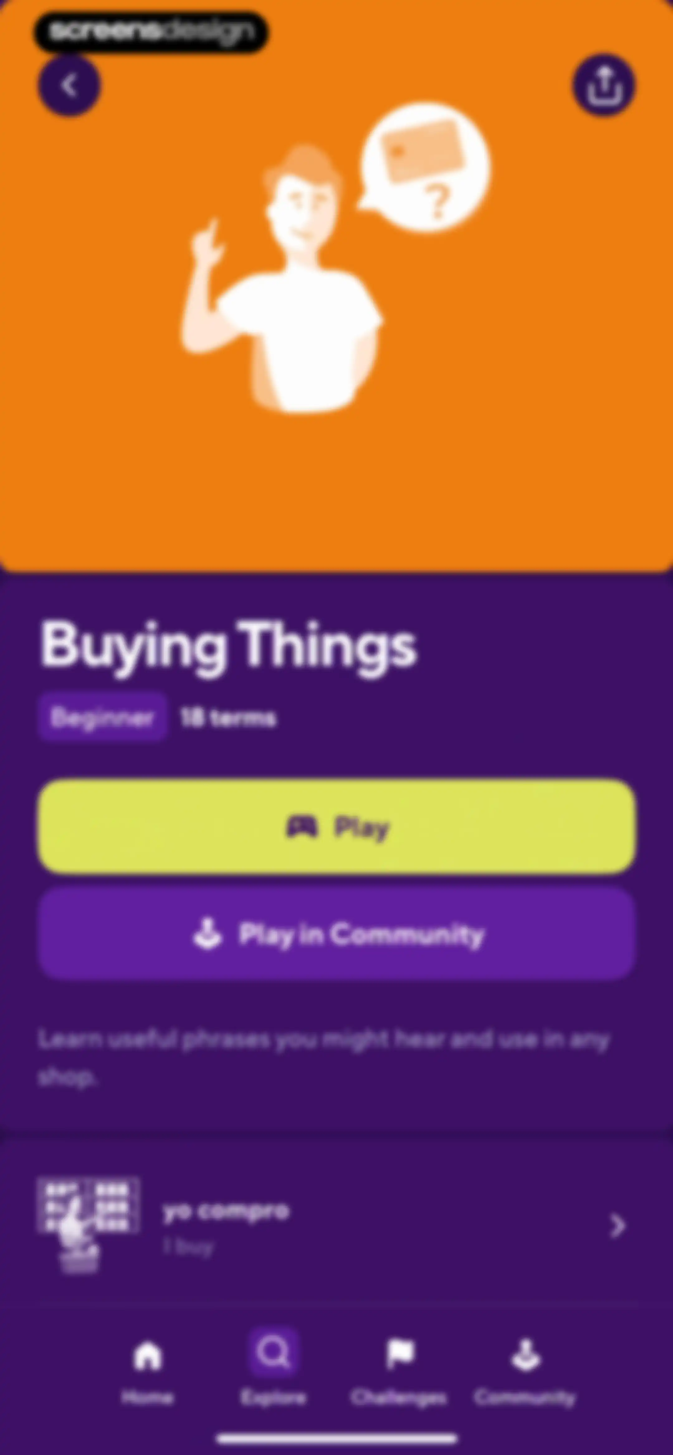 Drops: Language Learning Games screen 89