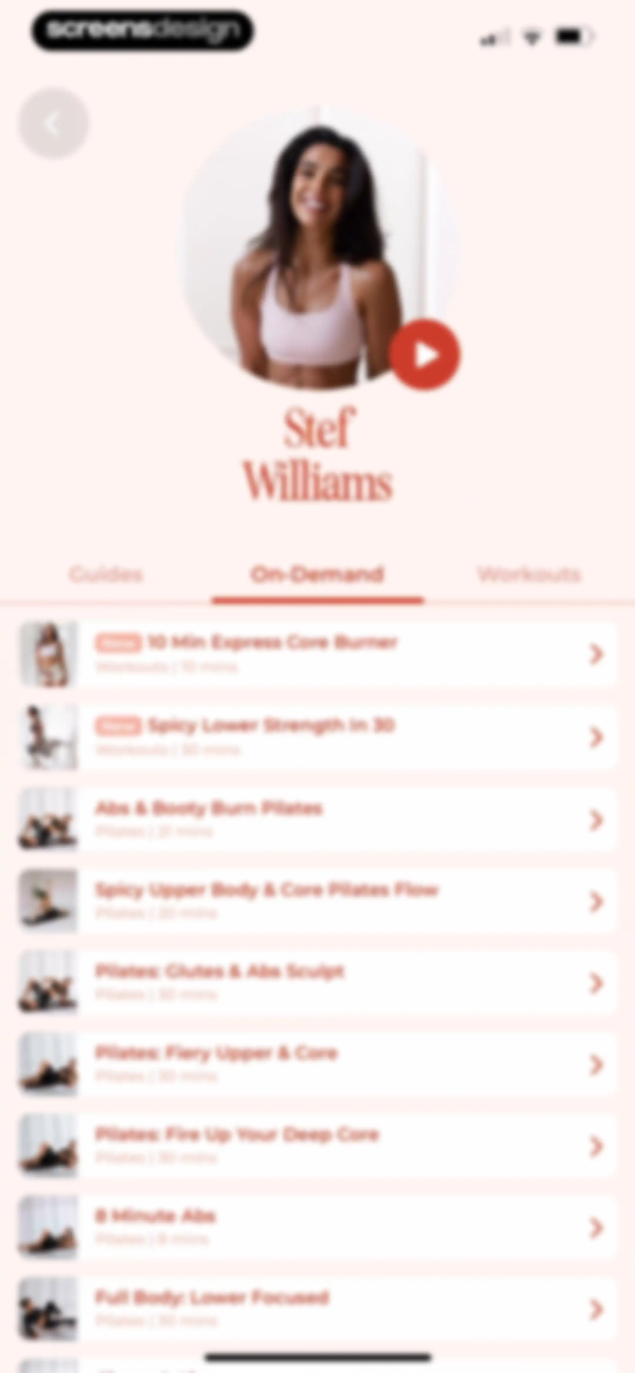 WeGLOW: Home Workout for Women screen 122