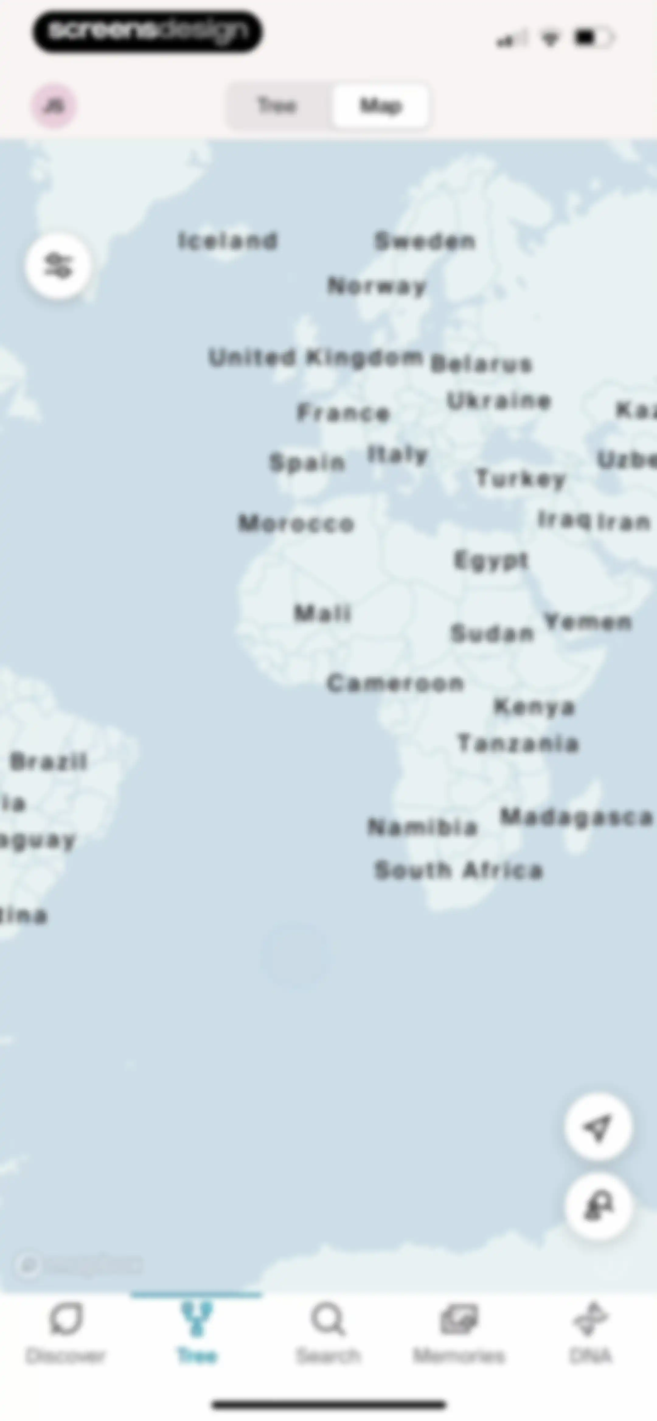 Ancestry: Family History & DNA screen 139