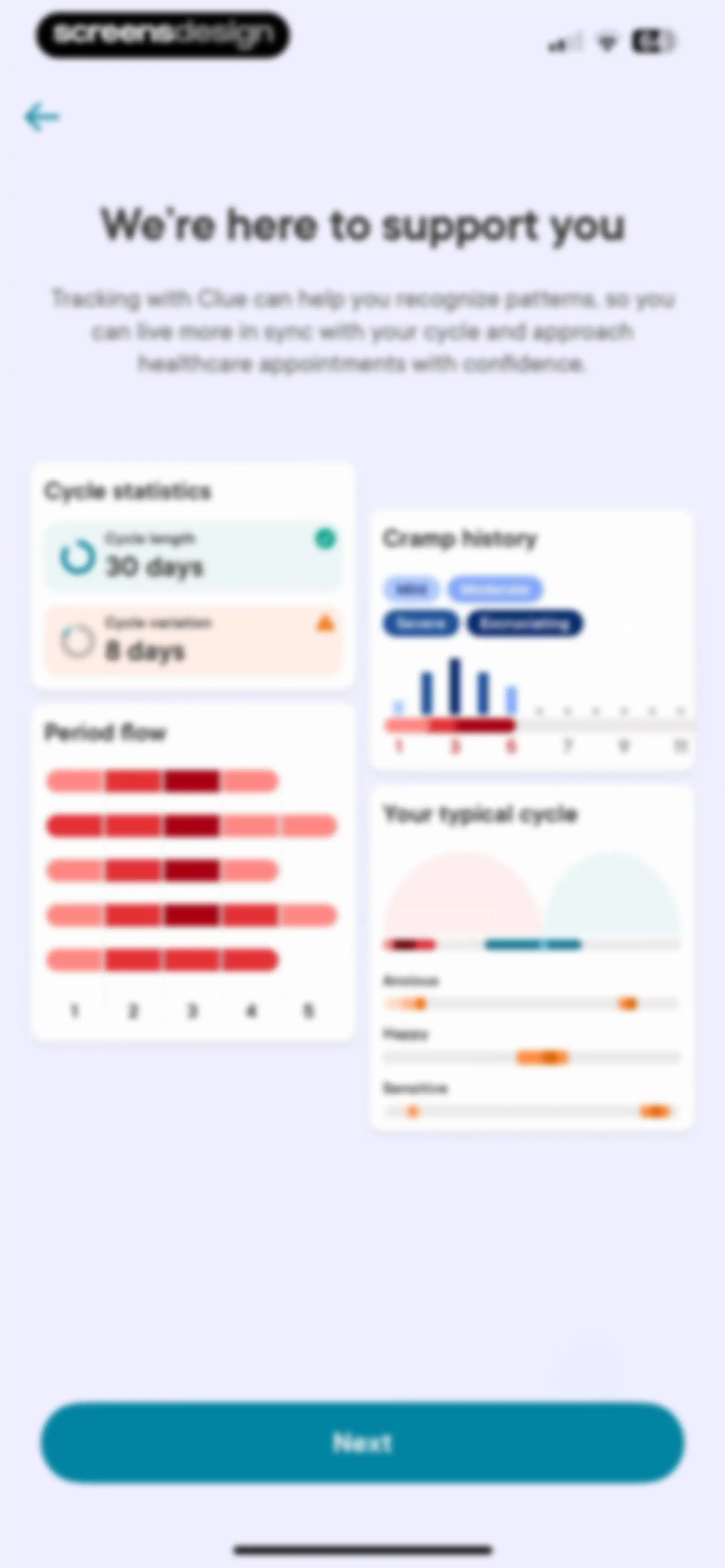 Clue Period & Cycle Tracker screen 16