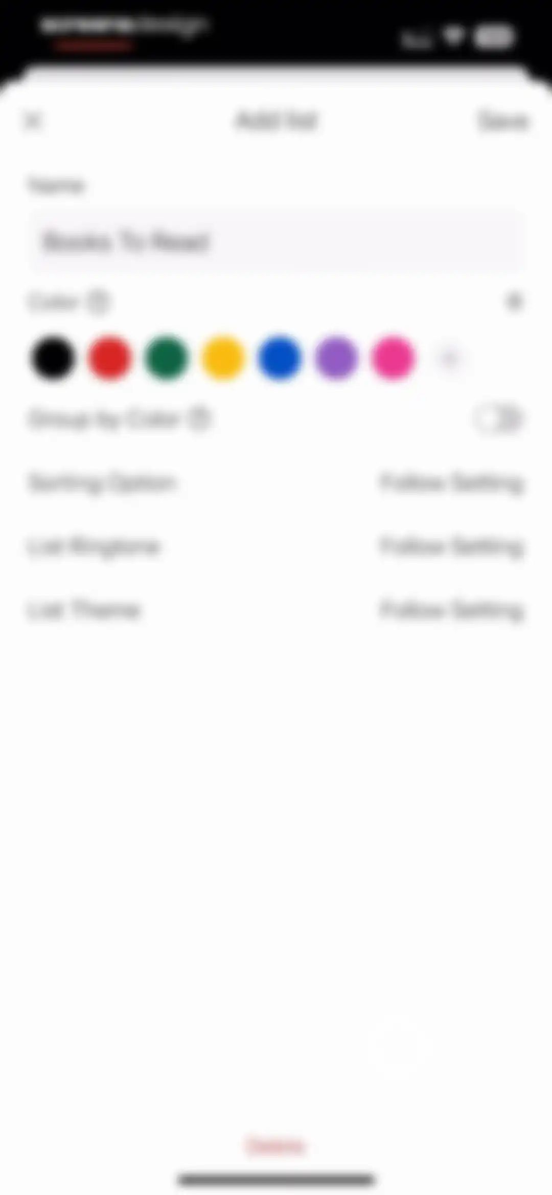To Do List MinimaList & Widget screen 74