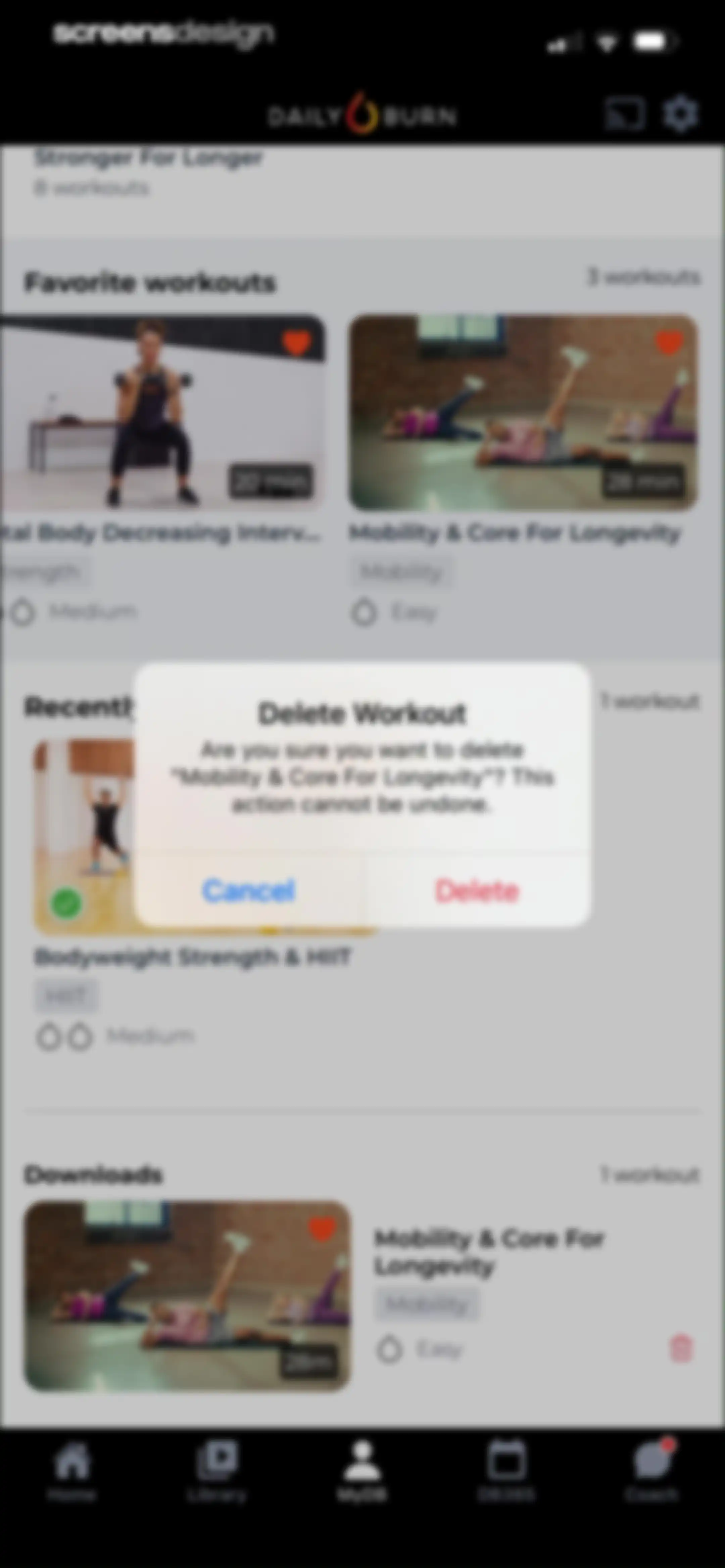 Daily Burn: Home Workouts screen 80