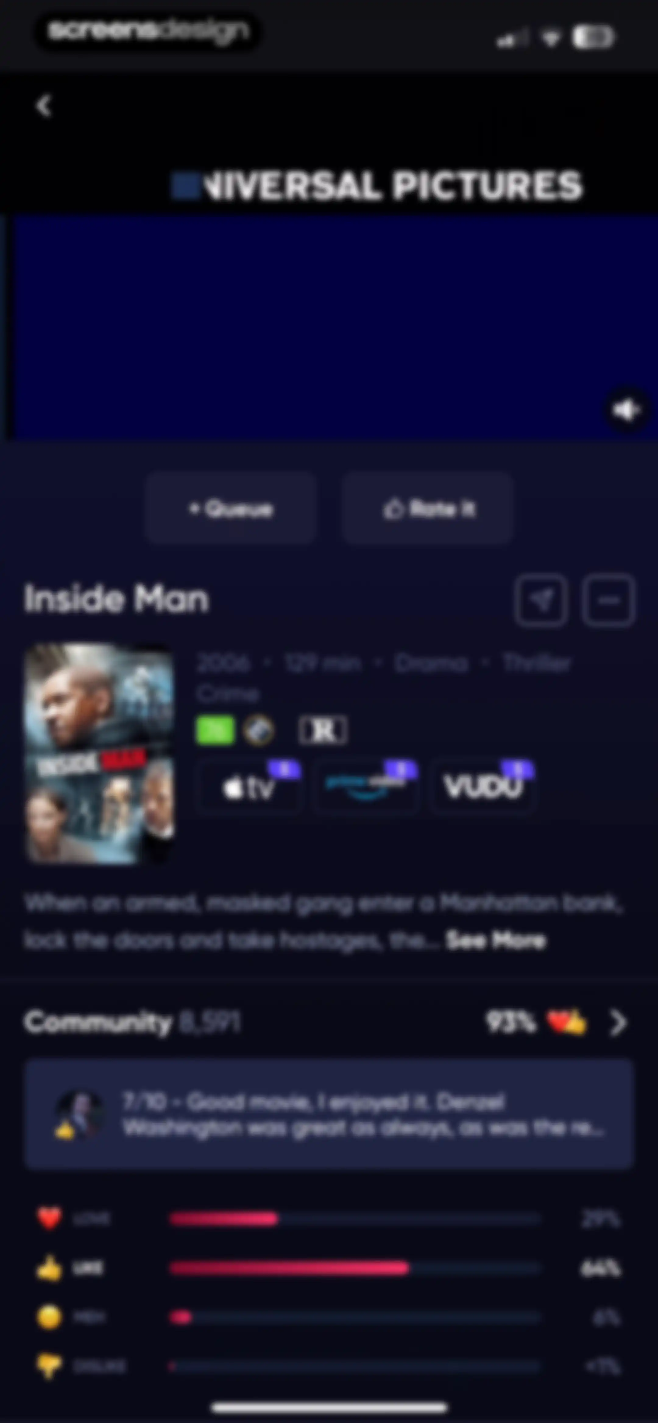 Queue - Find Movies & Shows screen 116