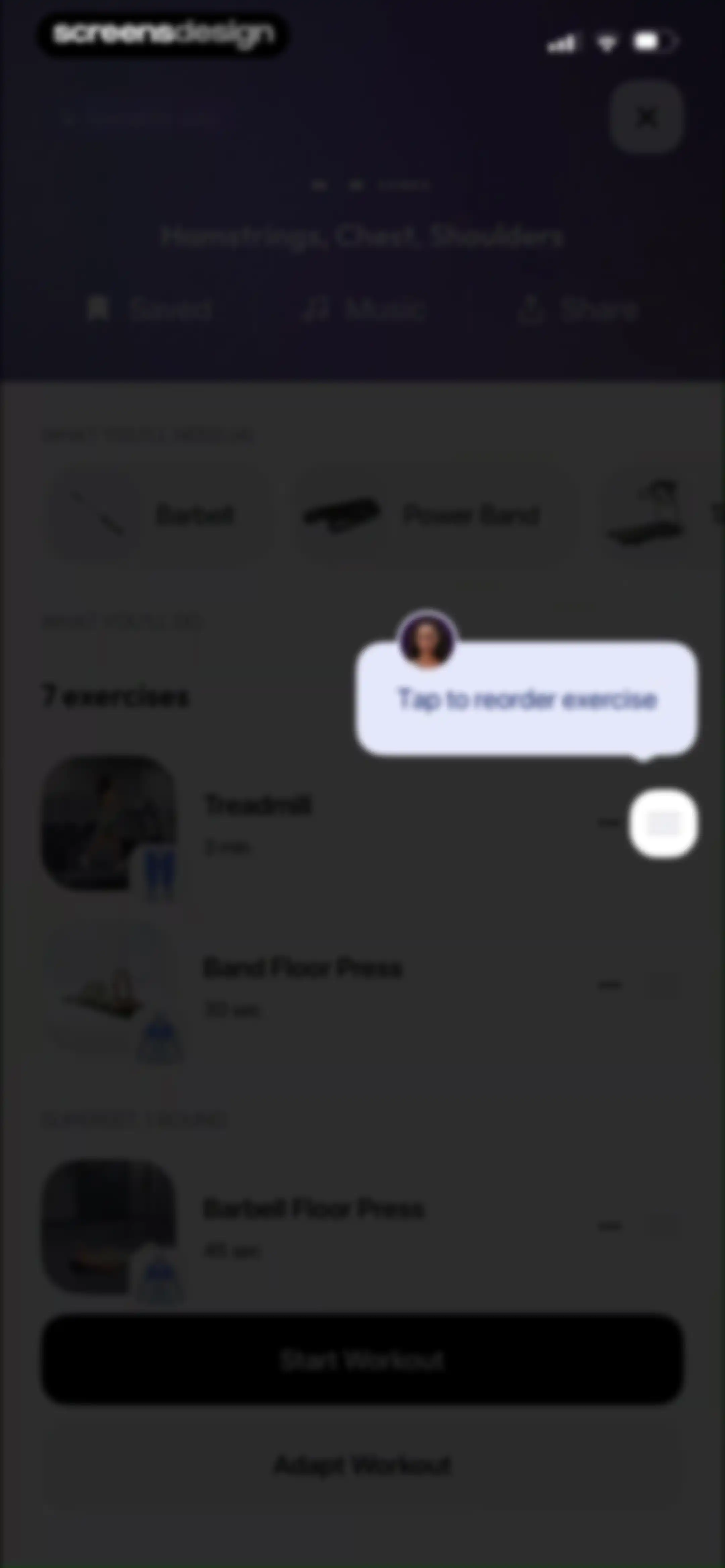 Zing AI: Home & Gym Workouts screen 95