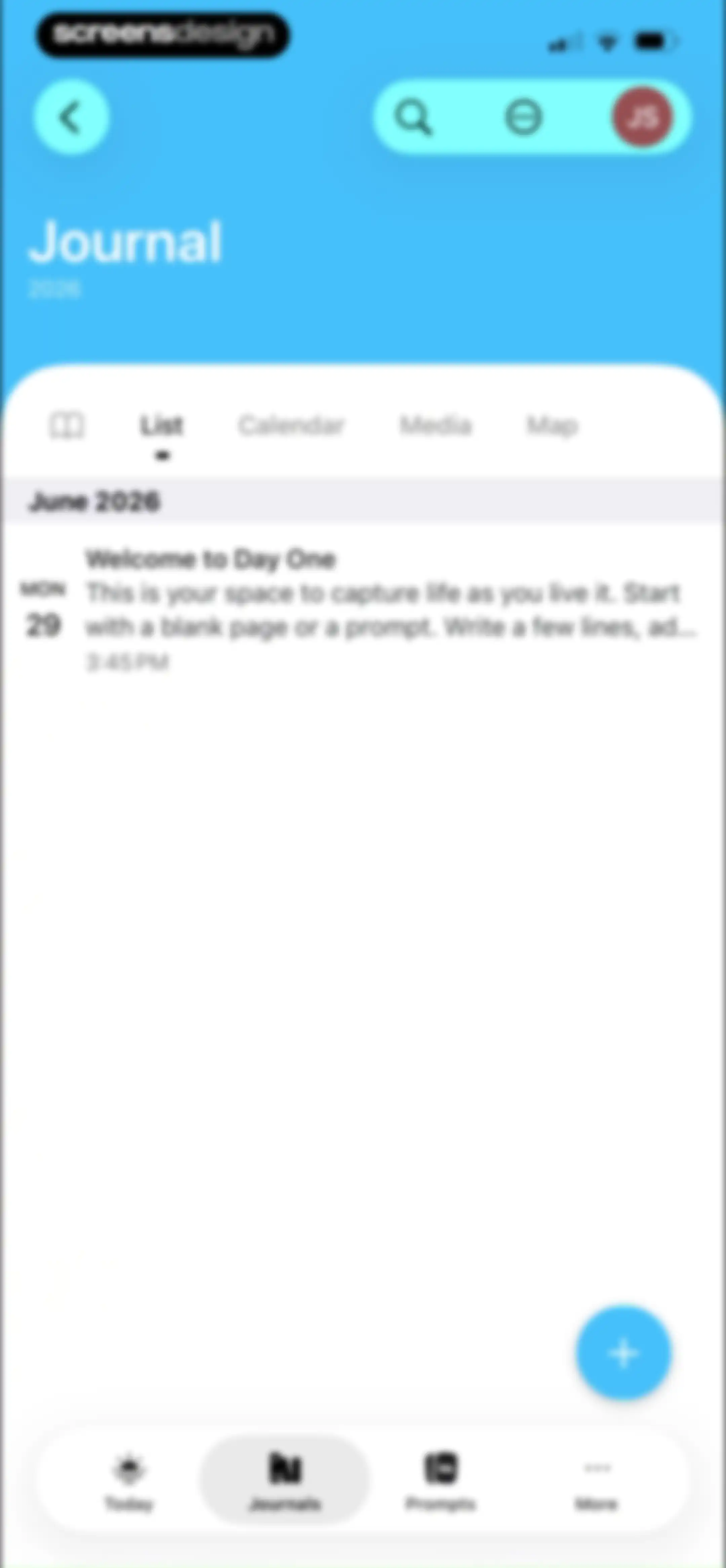 Day One: Daily Journal & Diary screen 9