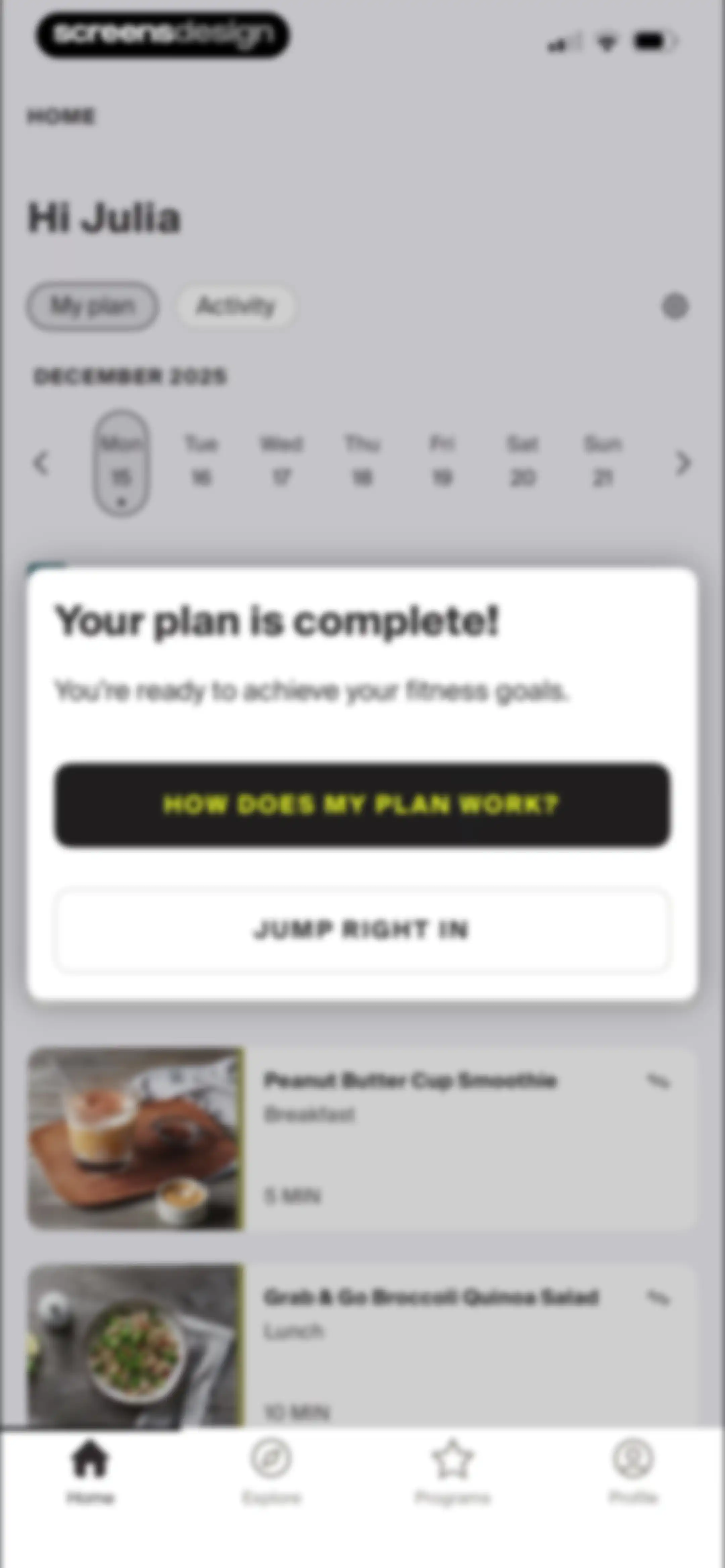 Centr: Strength & Fitness App screen 29