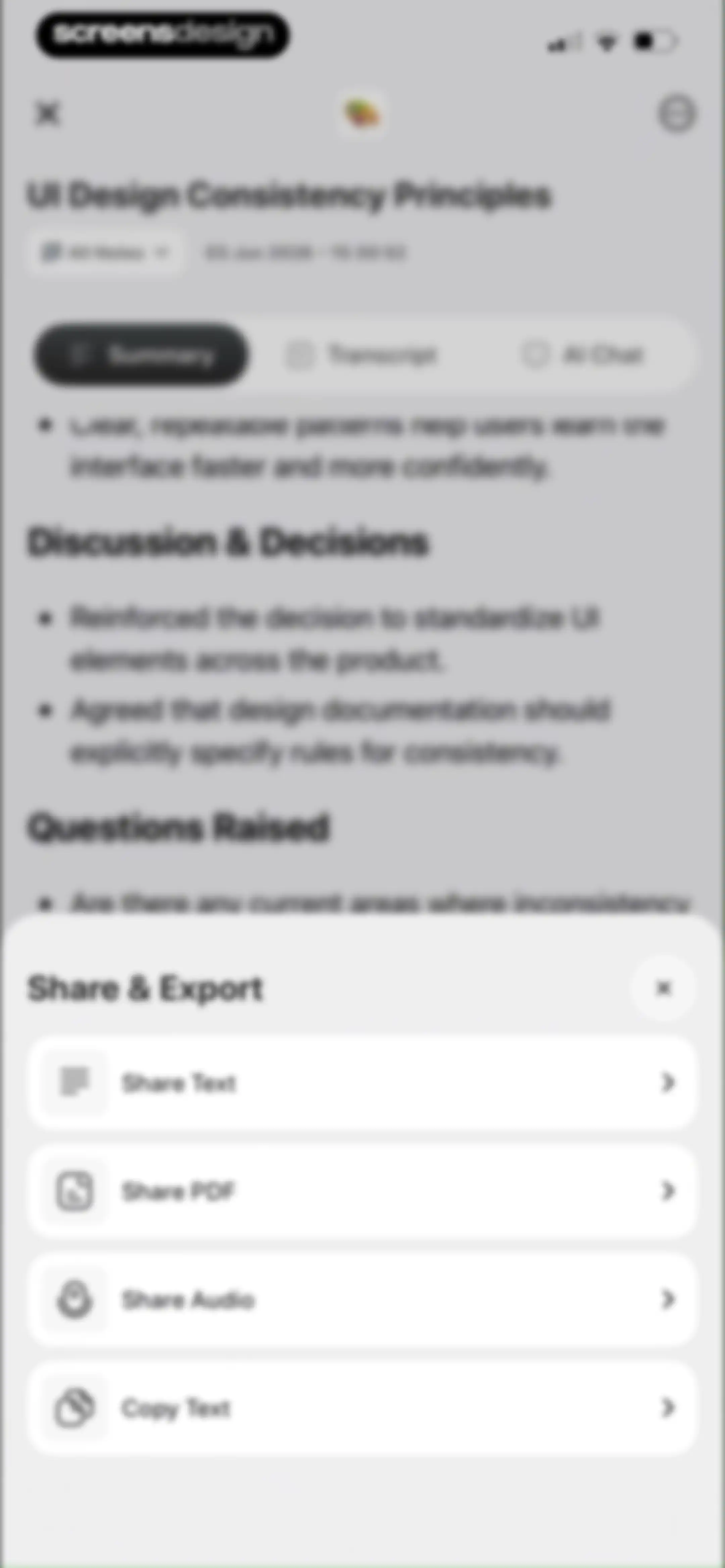 Notee: AI Note Taker screen 37