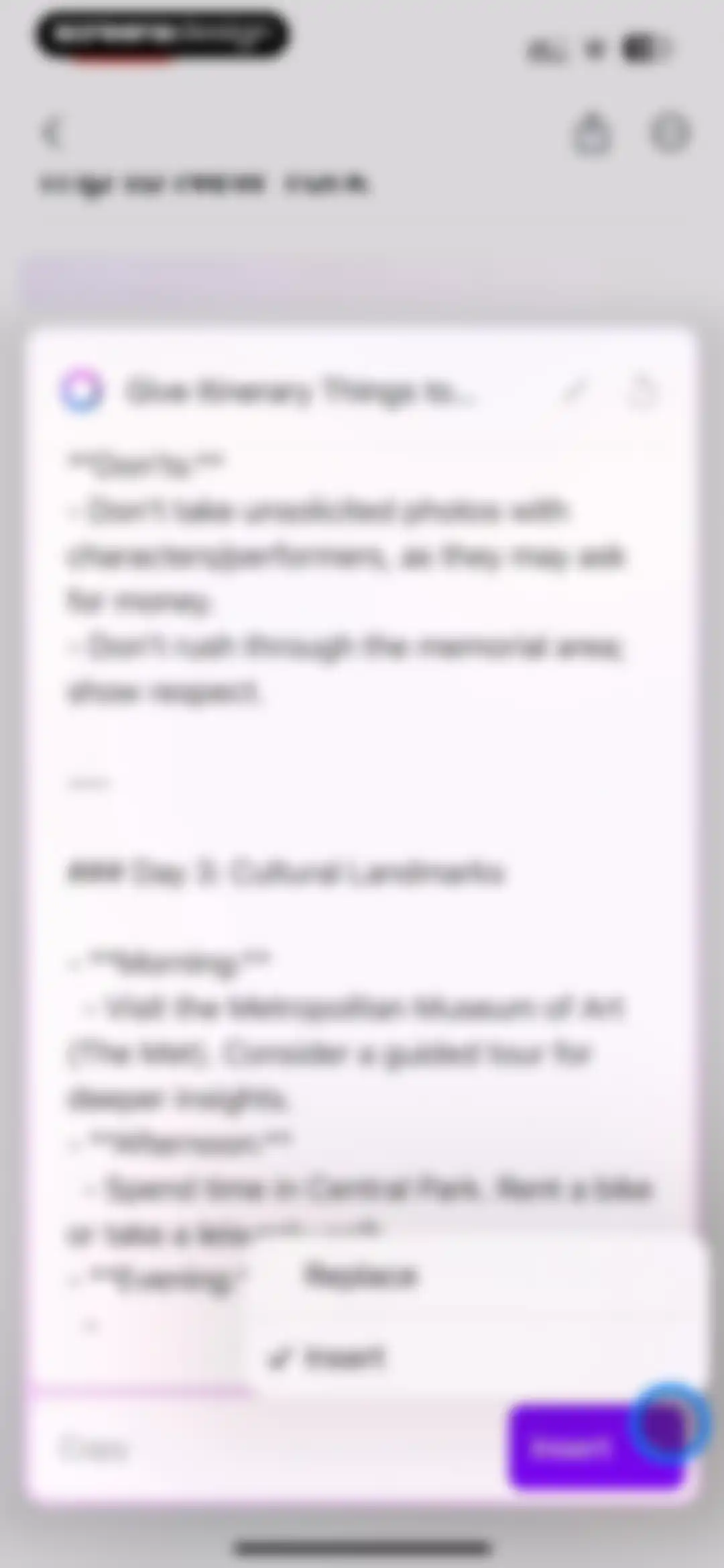 Craft: Notes, Documents, AI screen 17