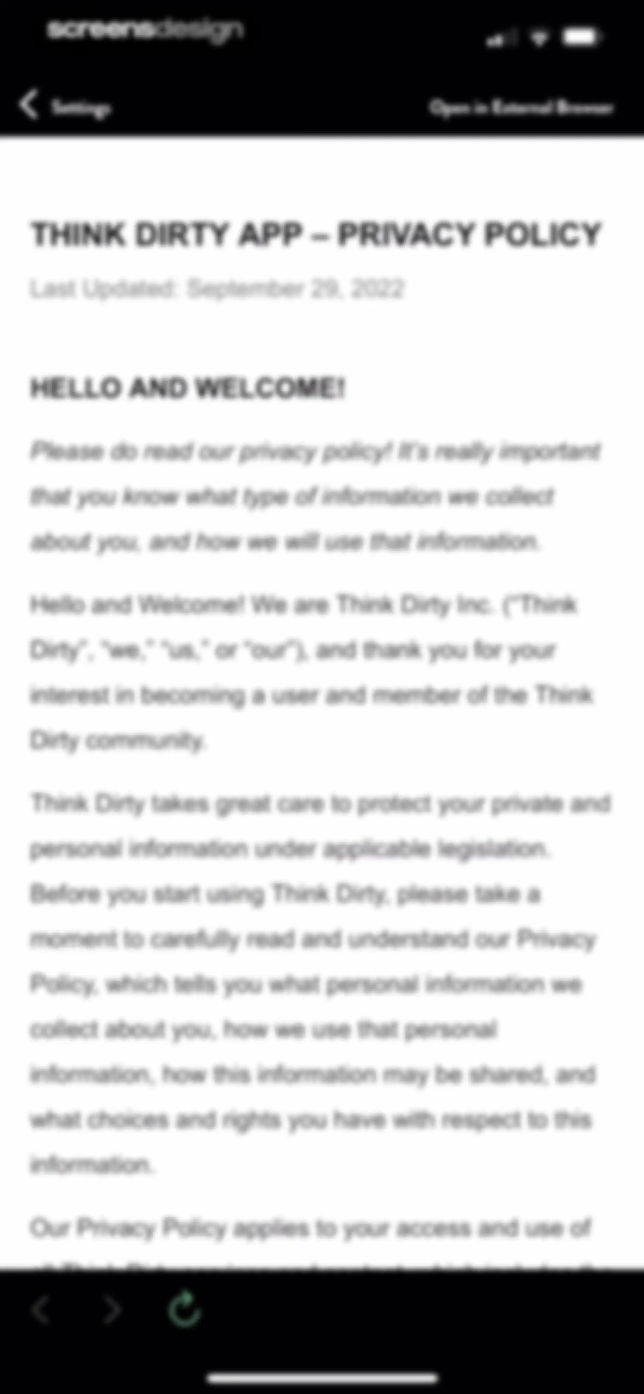 Think Dirty – Shop Clean screen 159