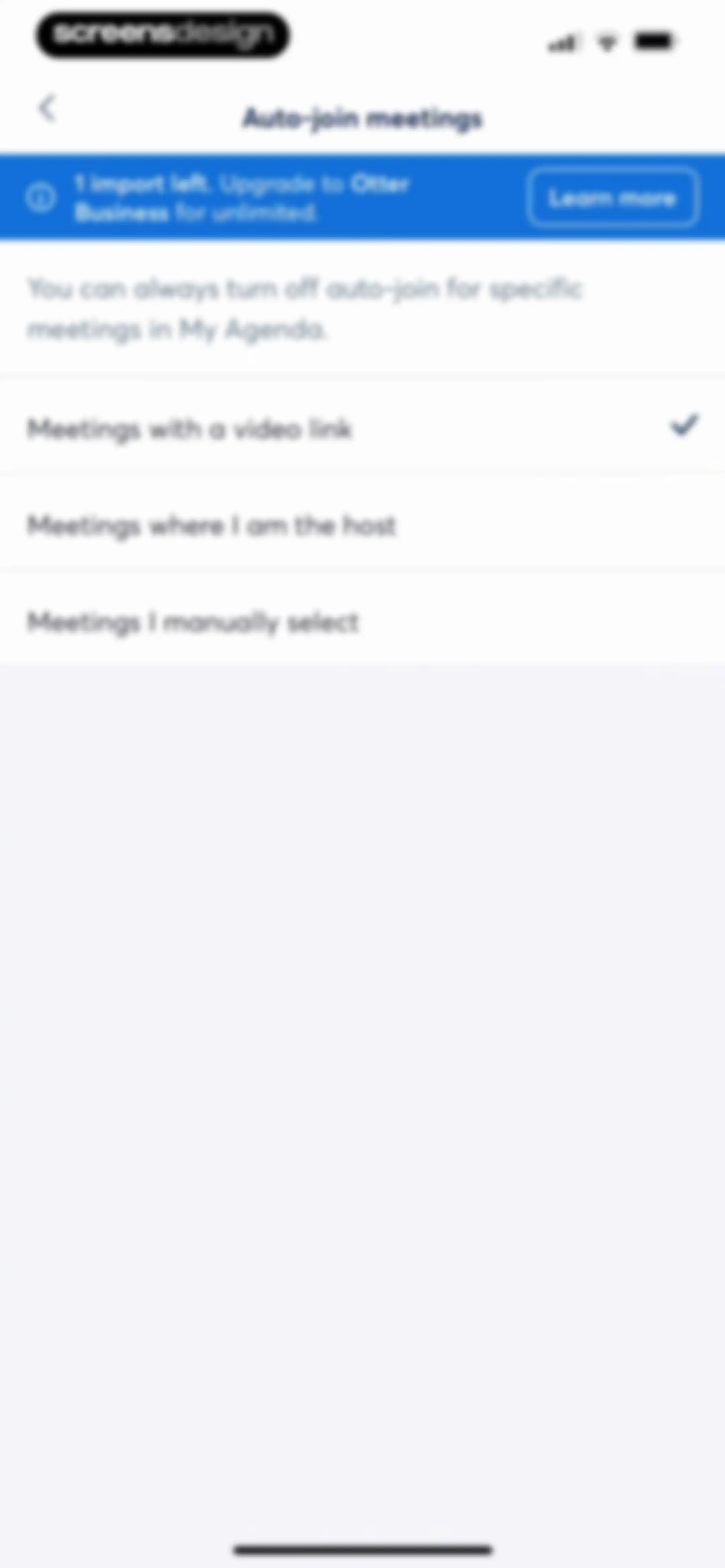 Otter Transcribe Voice Notes screen 135