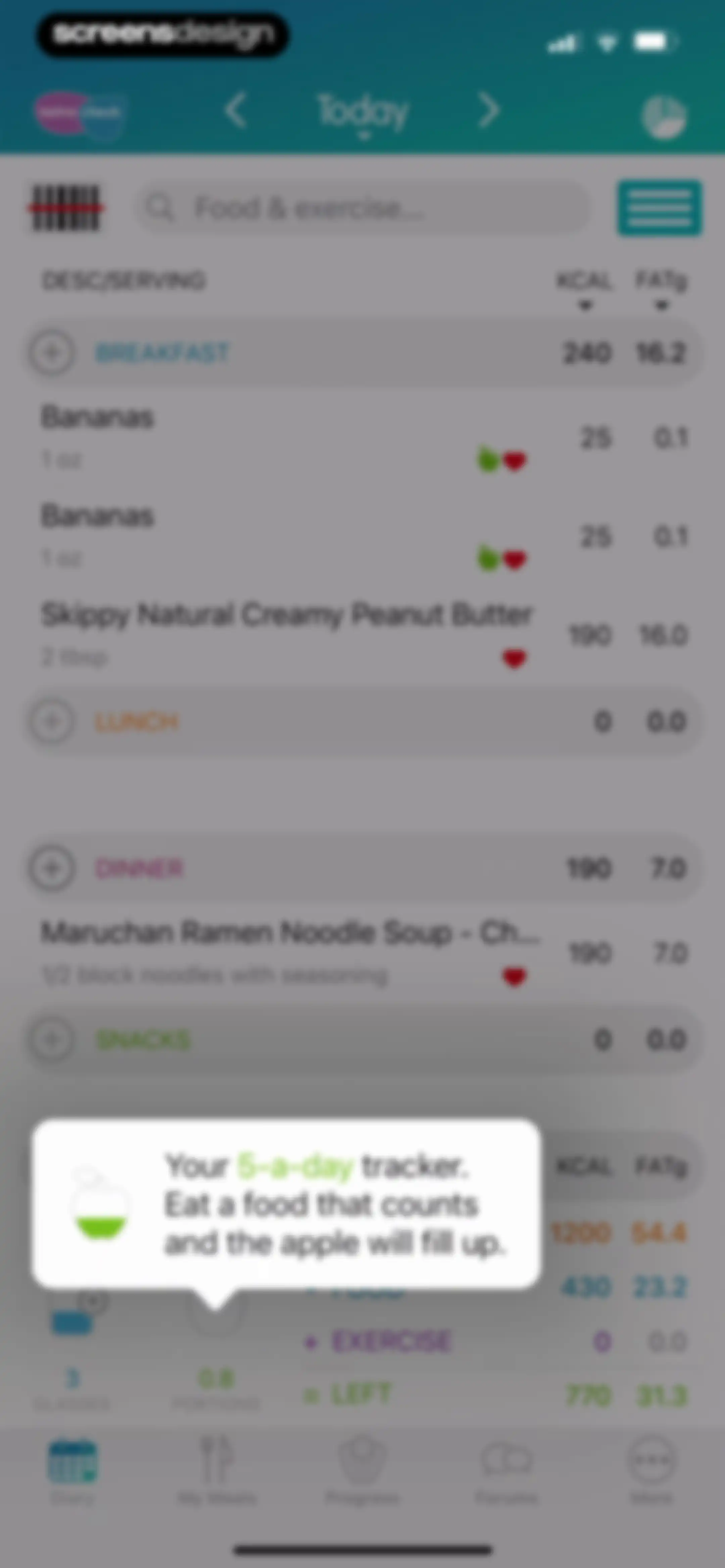 Calorie Counter + screen 66