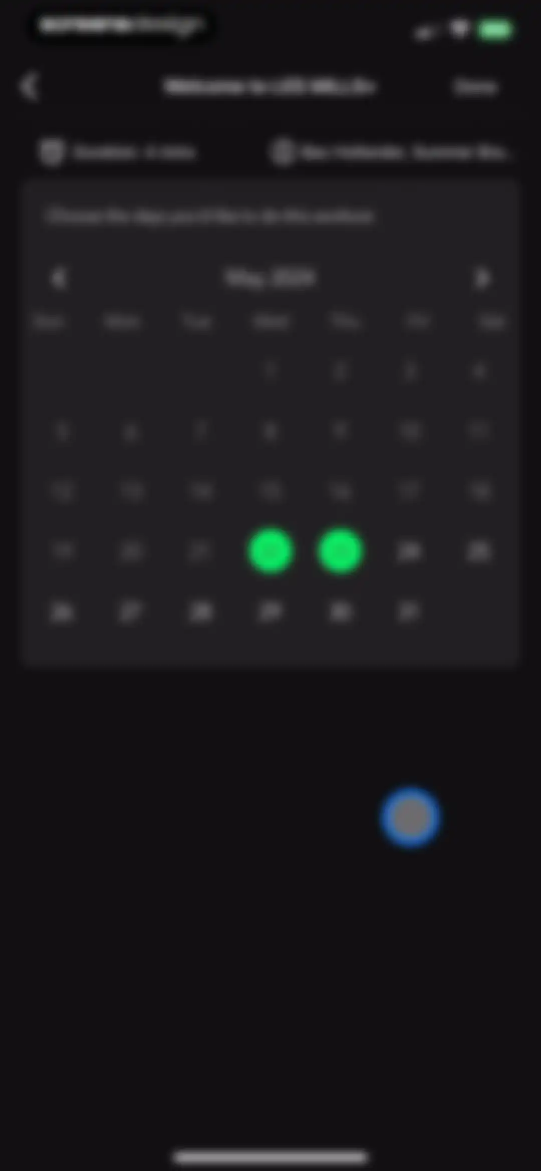 LES MILLS+: home workout app screen 23