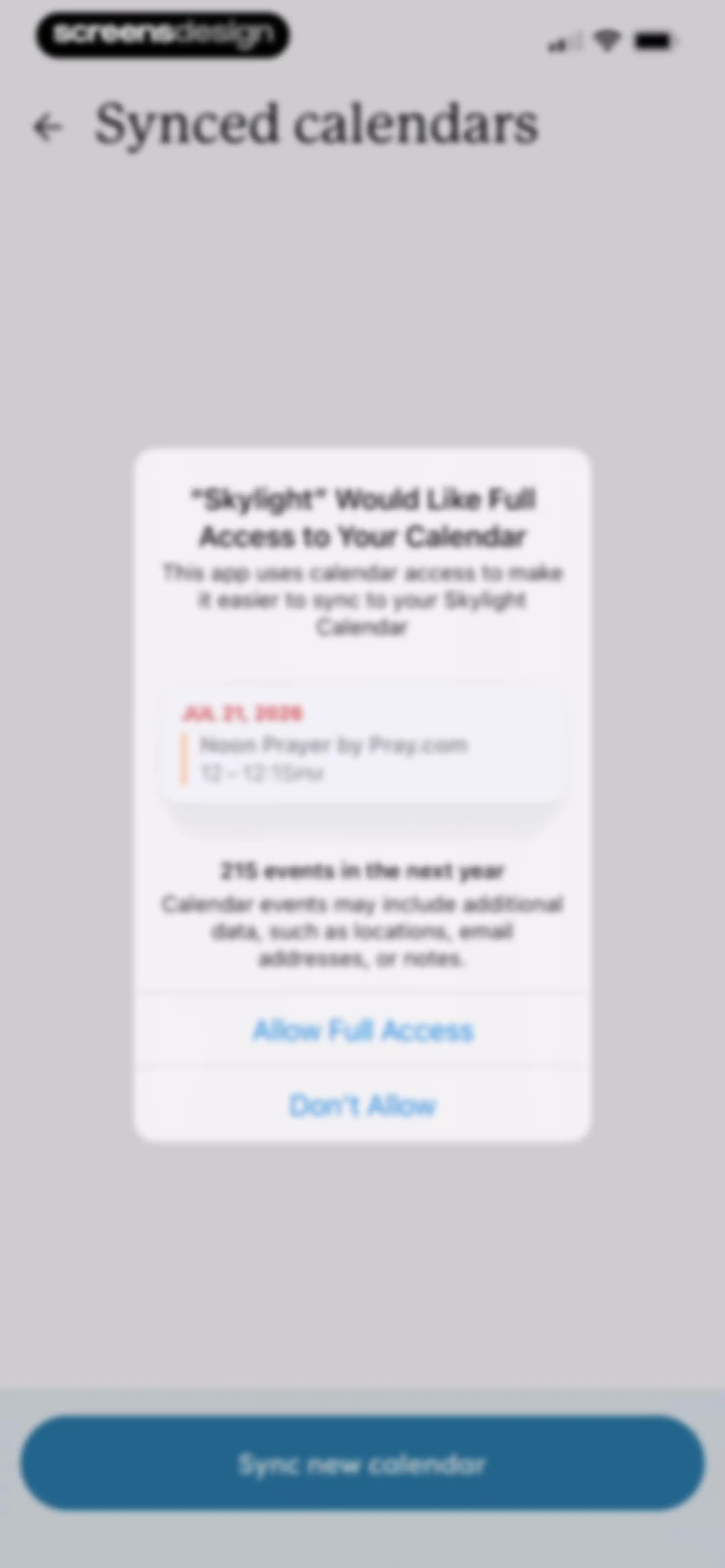 Skylight App screen 42