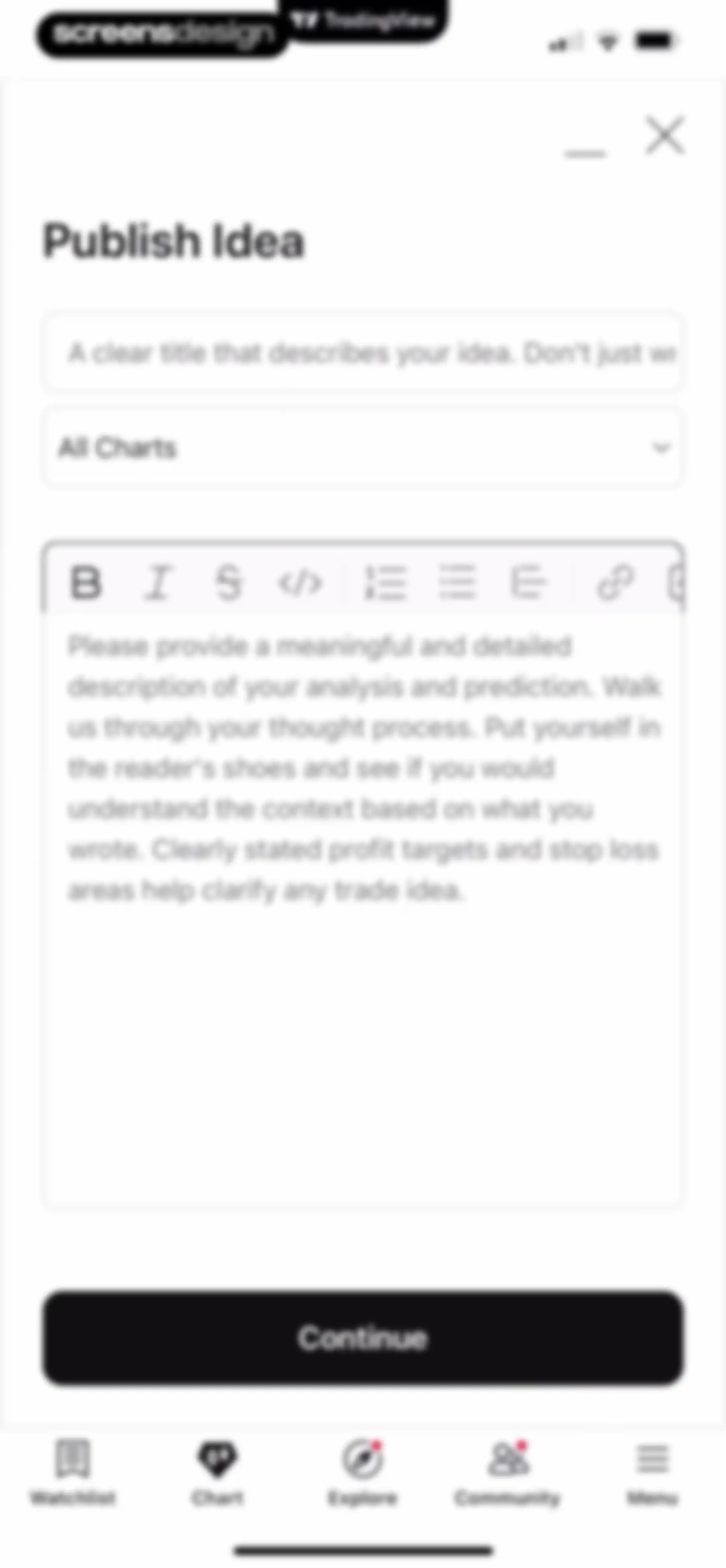 TradingView: Track All Markets screen 109