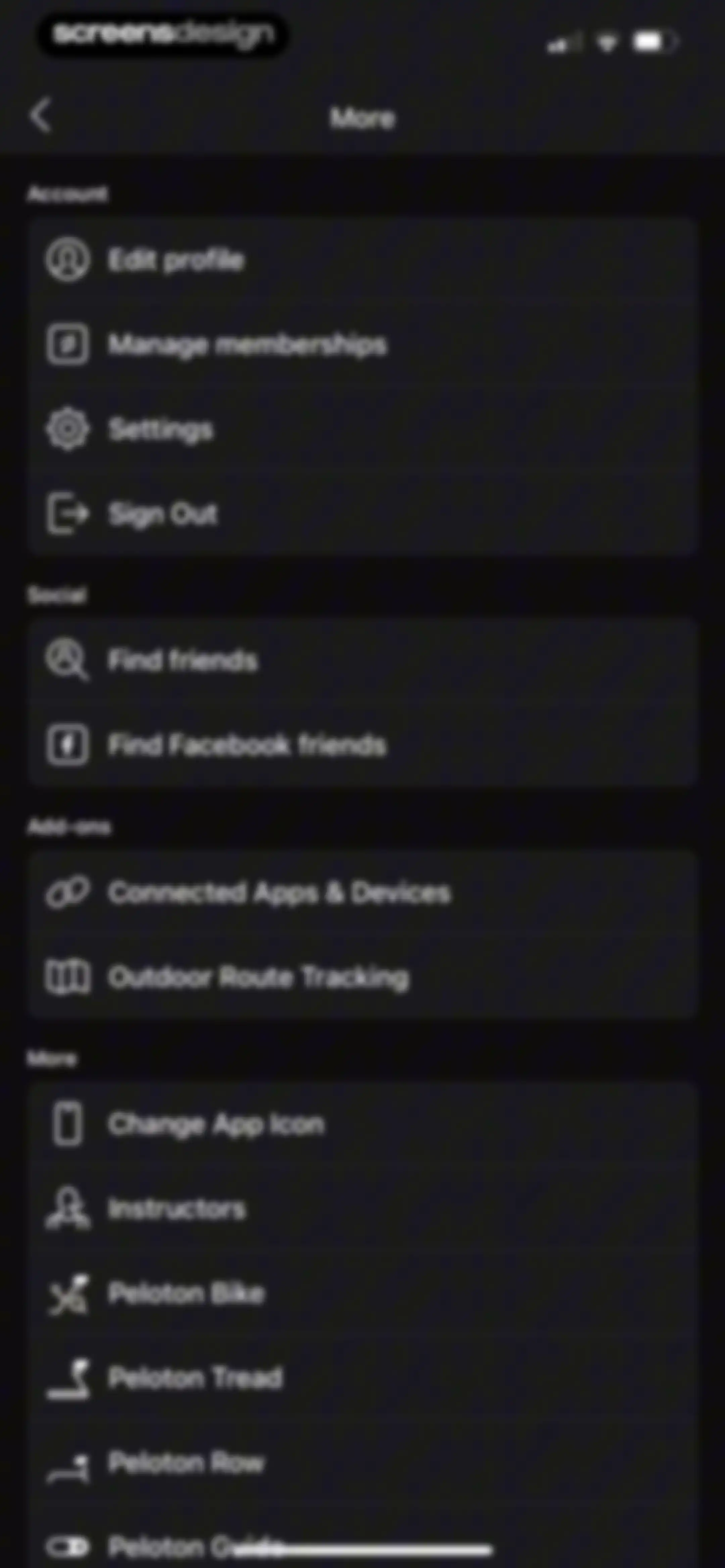 Peloton: Fitness & Workouts screen 246
