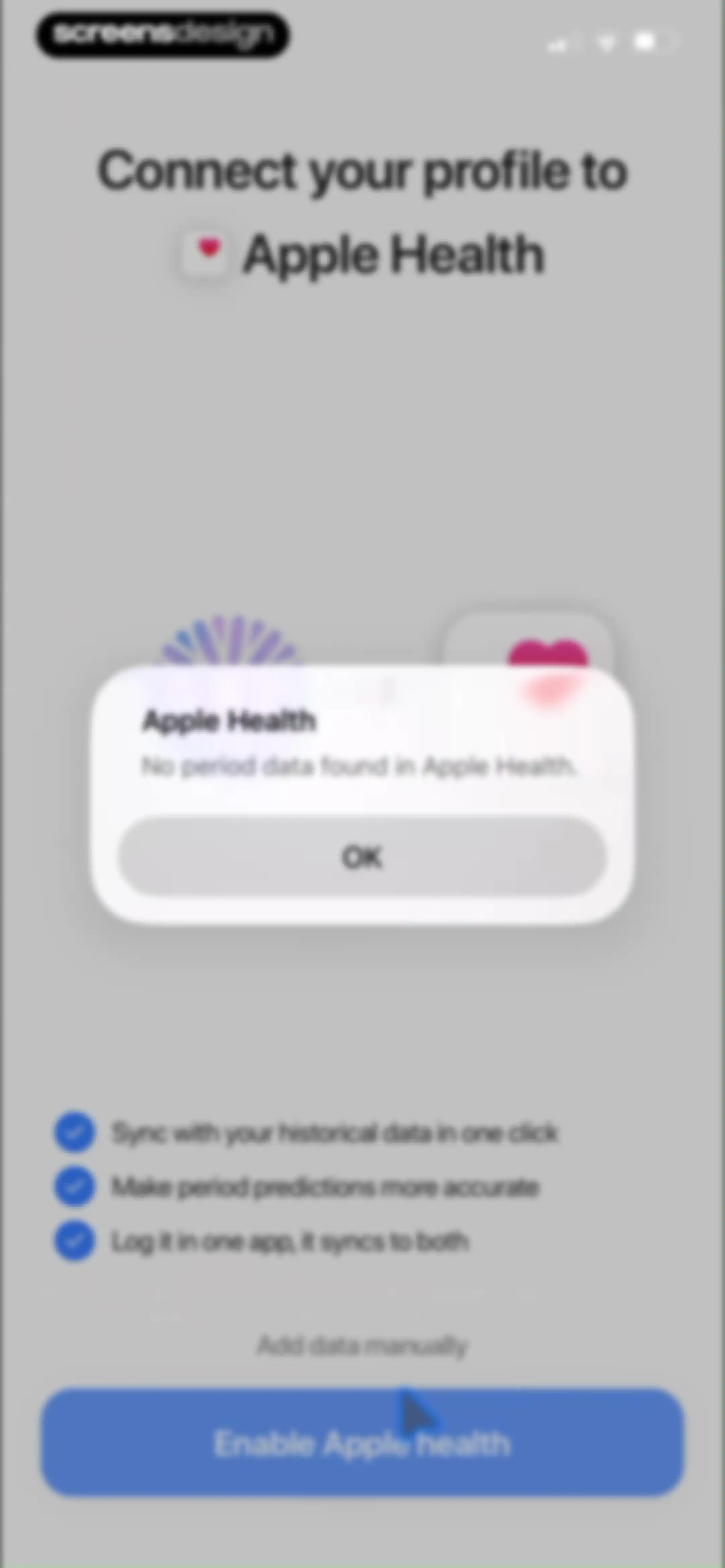 Harmony: Cycle Syncing, Period screen 19