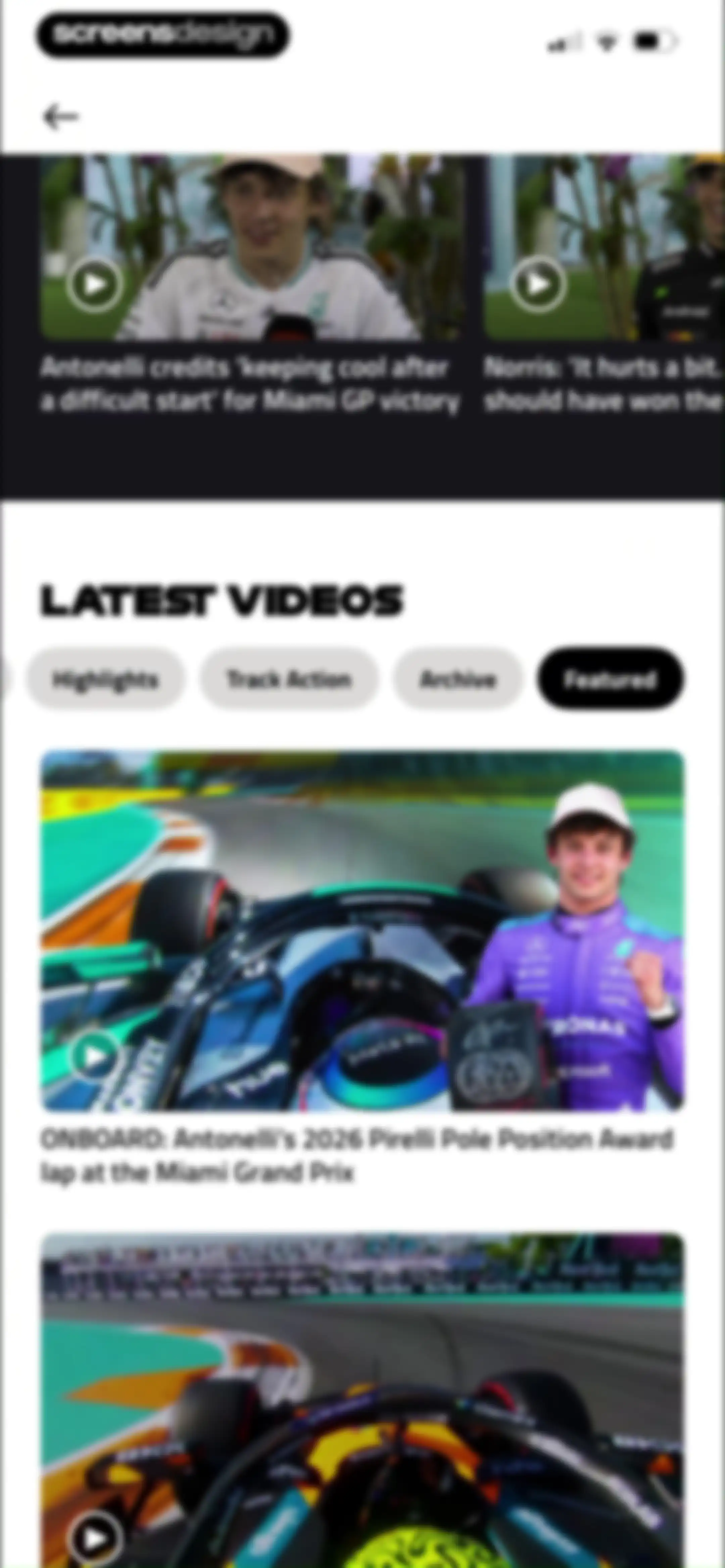 Formula 1® screen 61