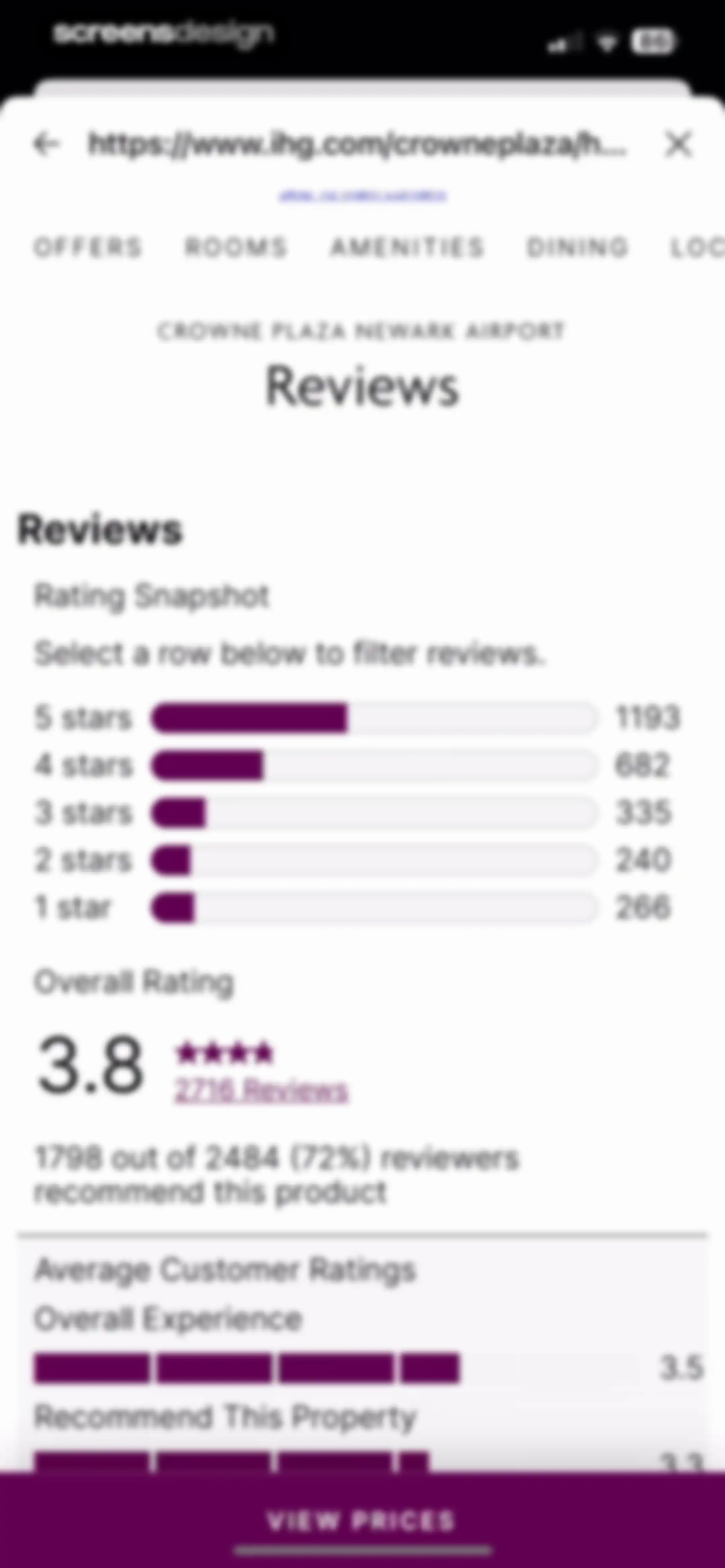 IHG One Rewards: Book Hotels screen 82