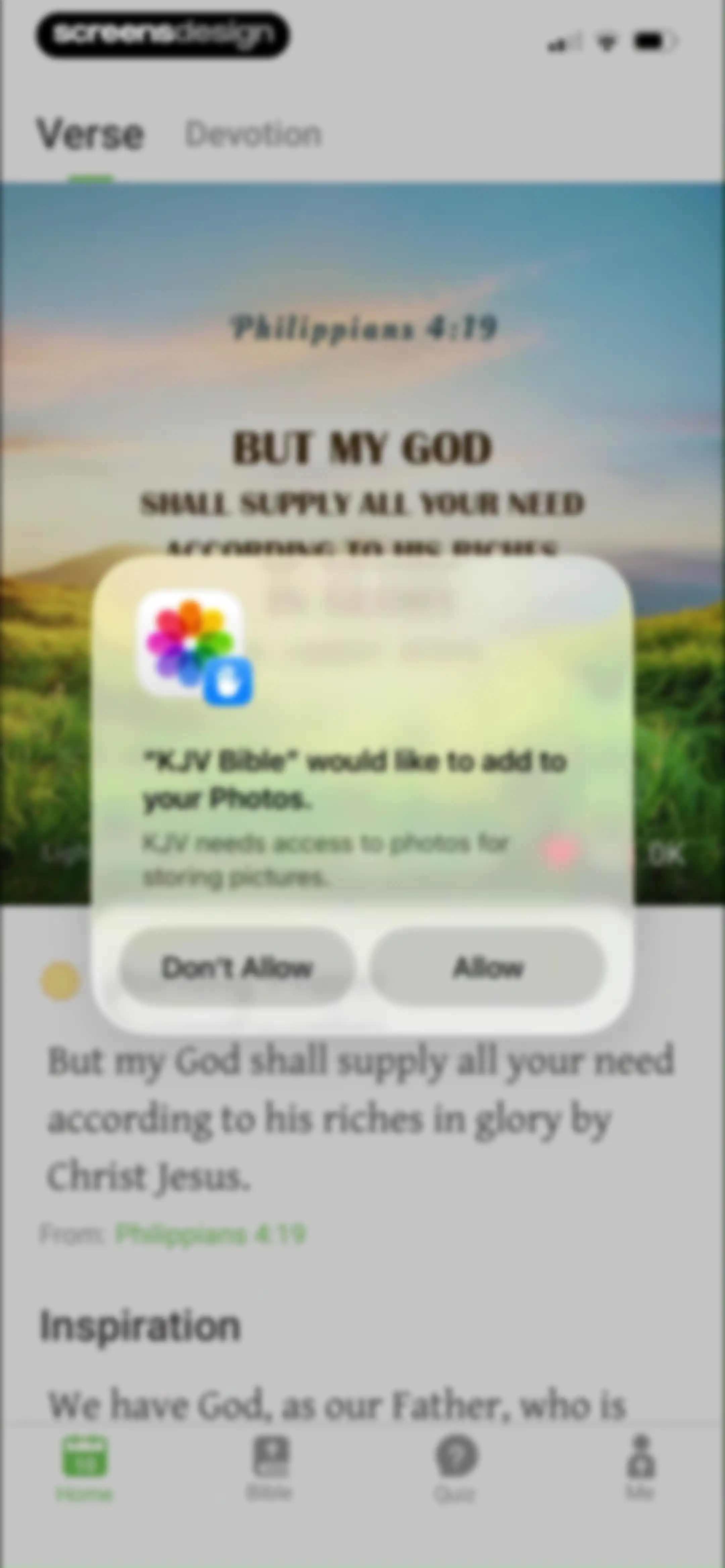 Bible - Daily Bible Verse KJV screen 9