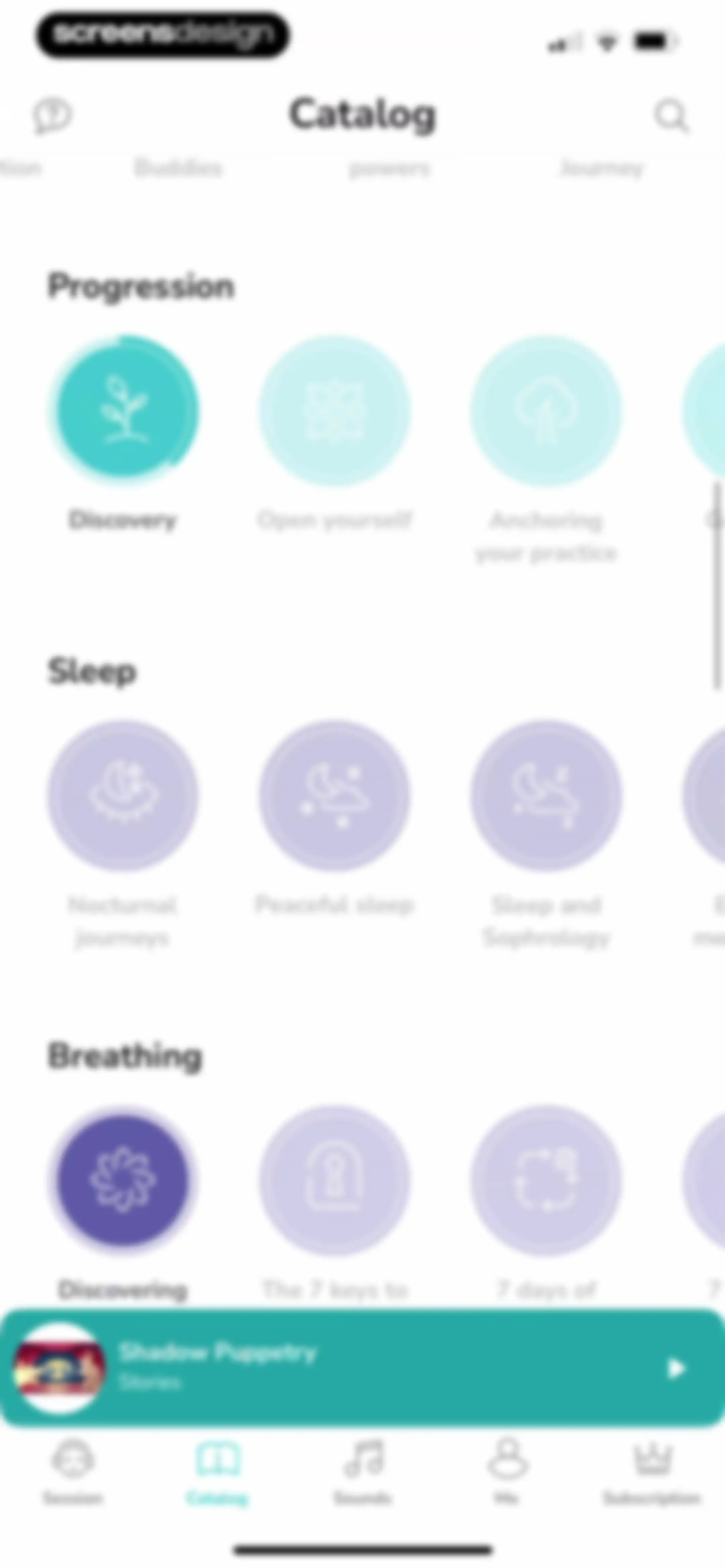 Petit BamBou: Mindfulness screen 93