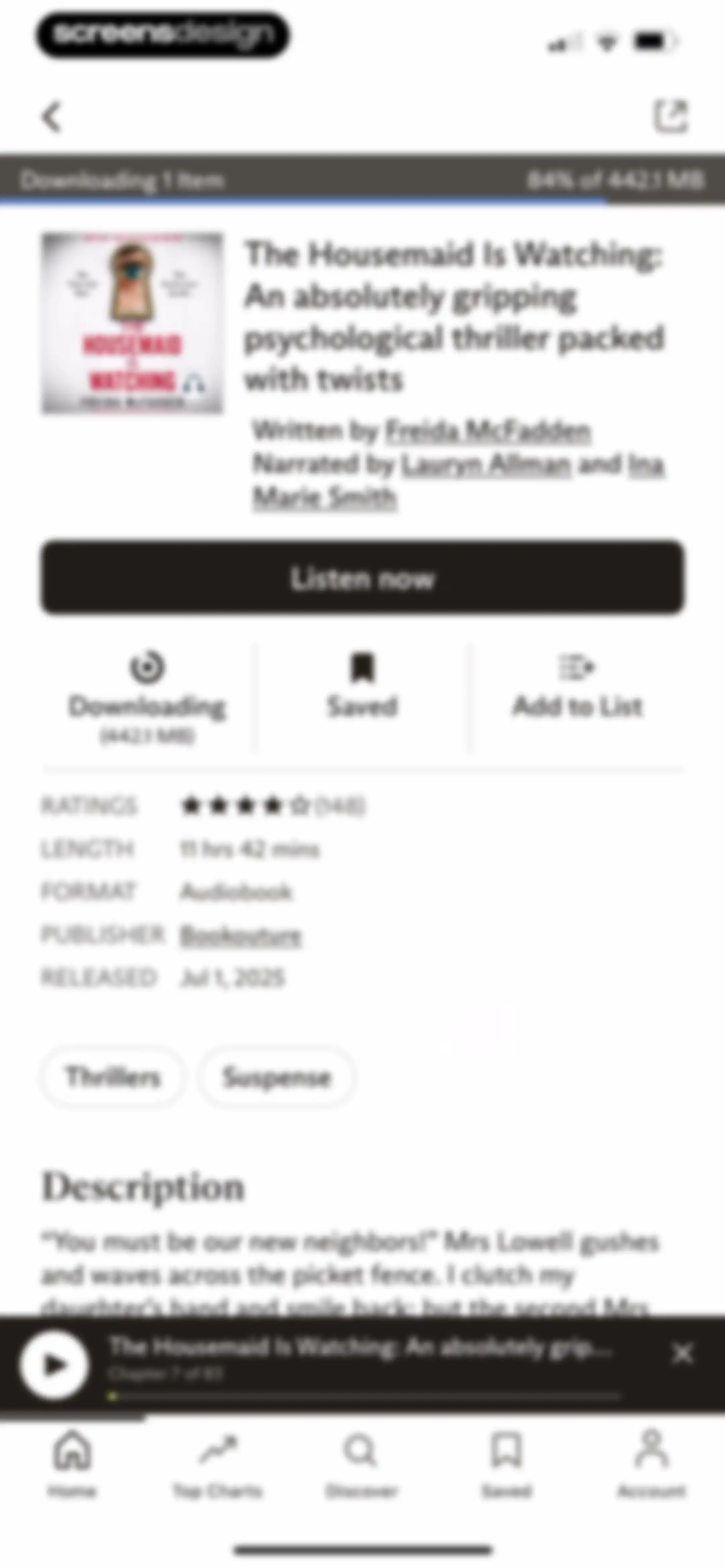 Everand: Audiobooks & Ebooks screen 51