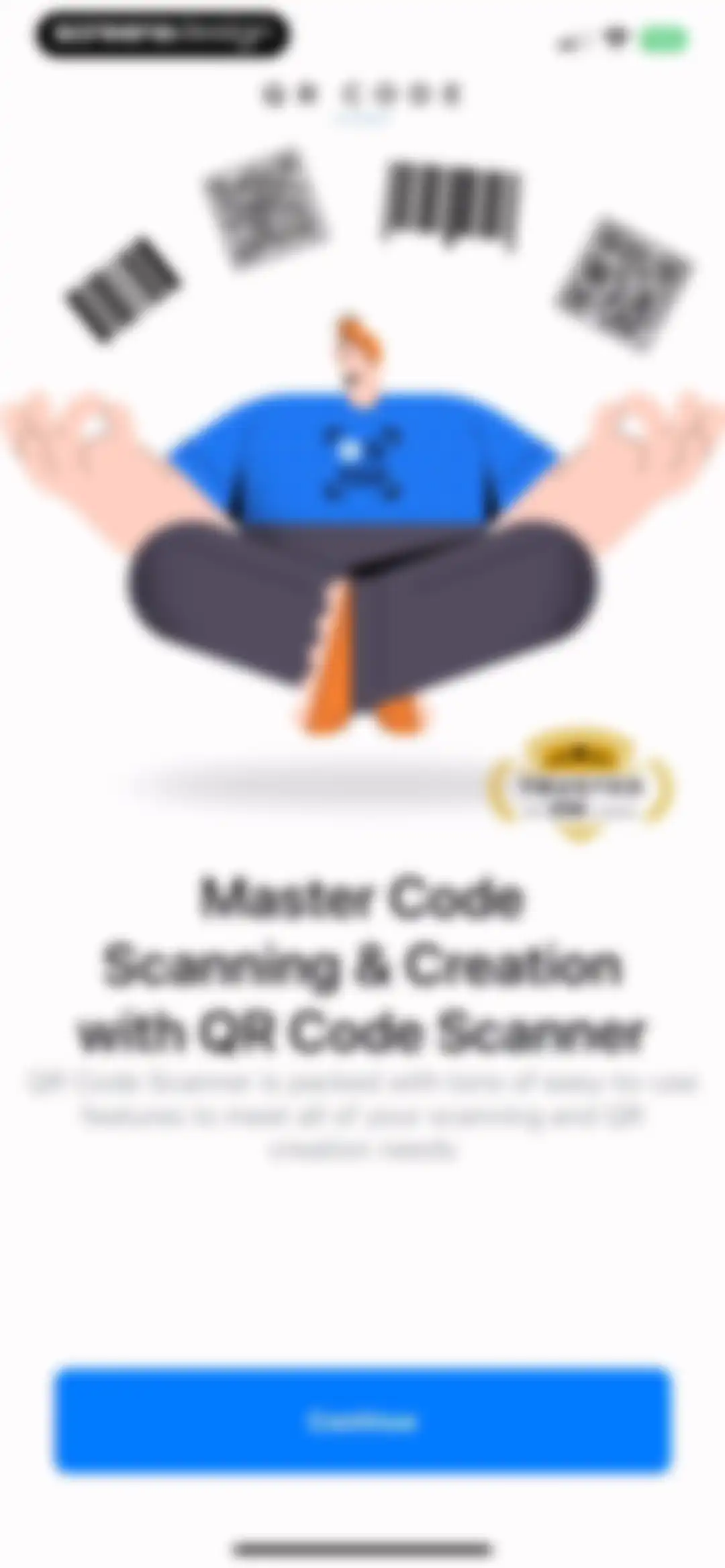 Scan QR Code. screen 4
