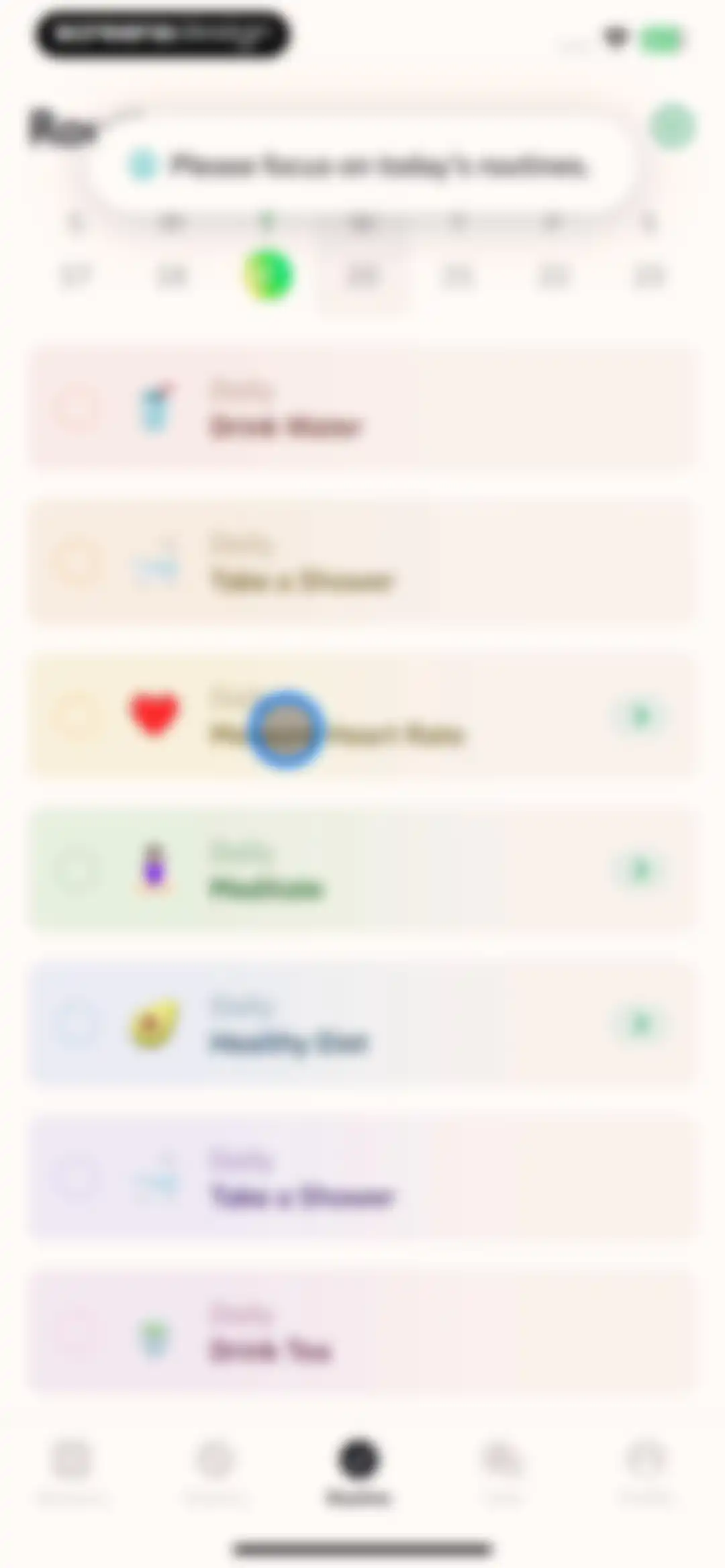 Daily Health - Healthy Routine screen 106