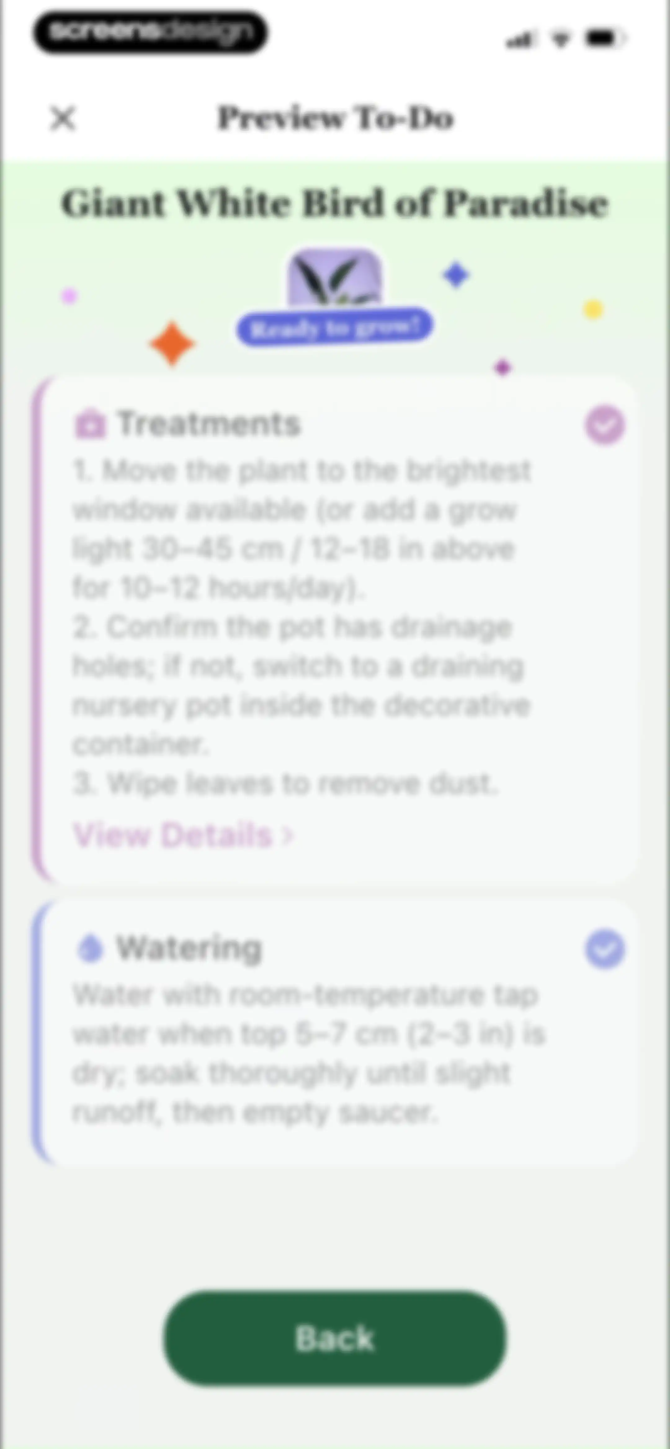 PlantAID:identifier&care guide screen 44