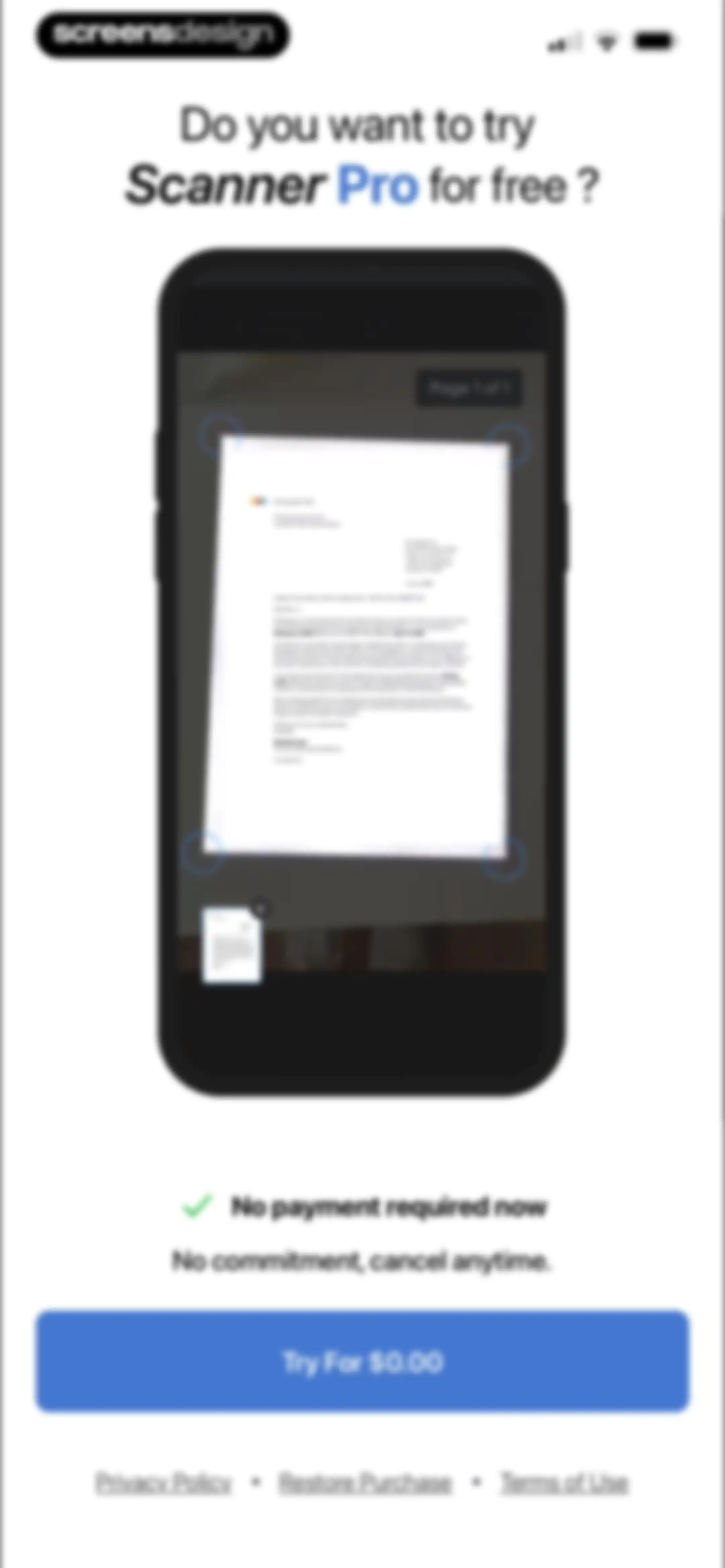 Scanner – Scan PDF & Document screen 4
