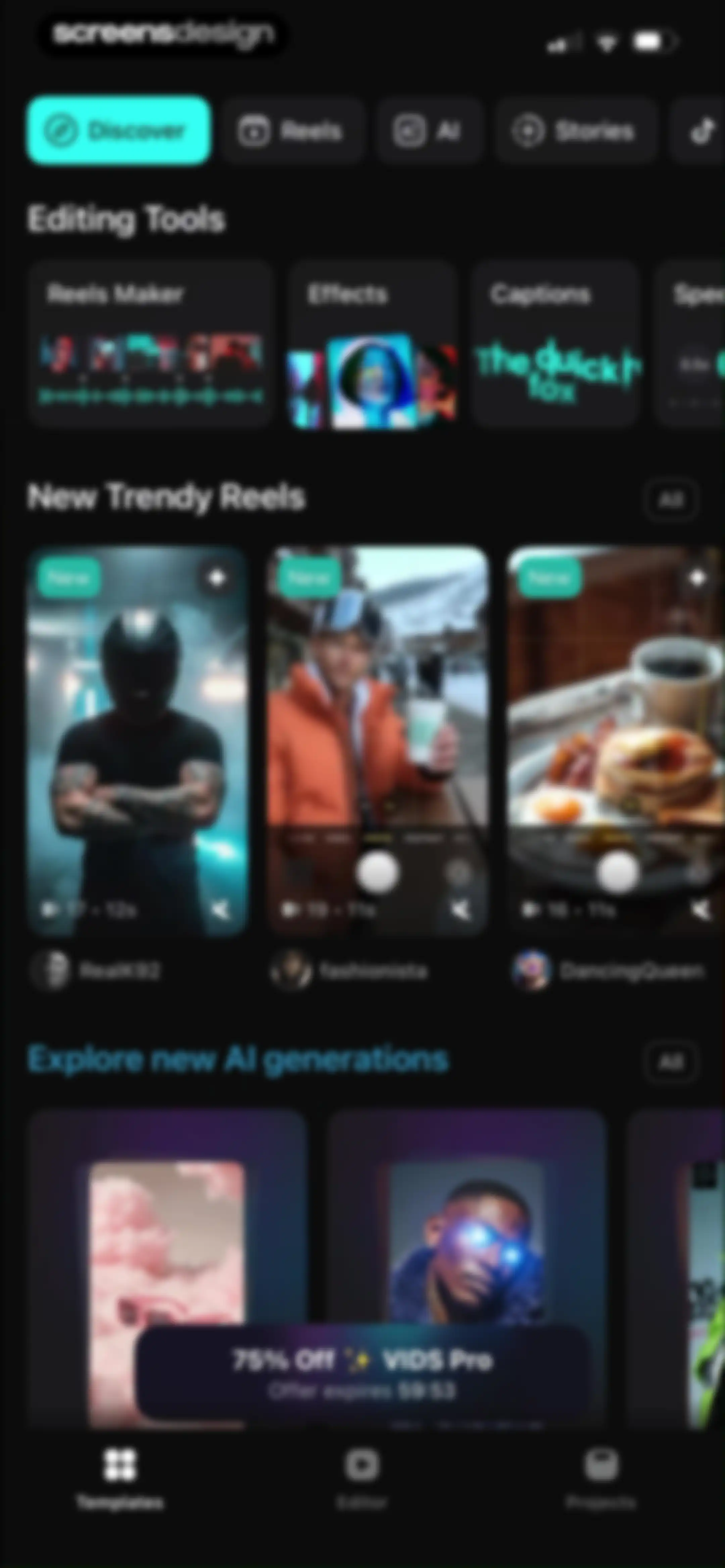 Vids AI - Reels Video Editor screen 22