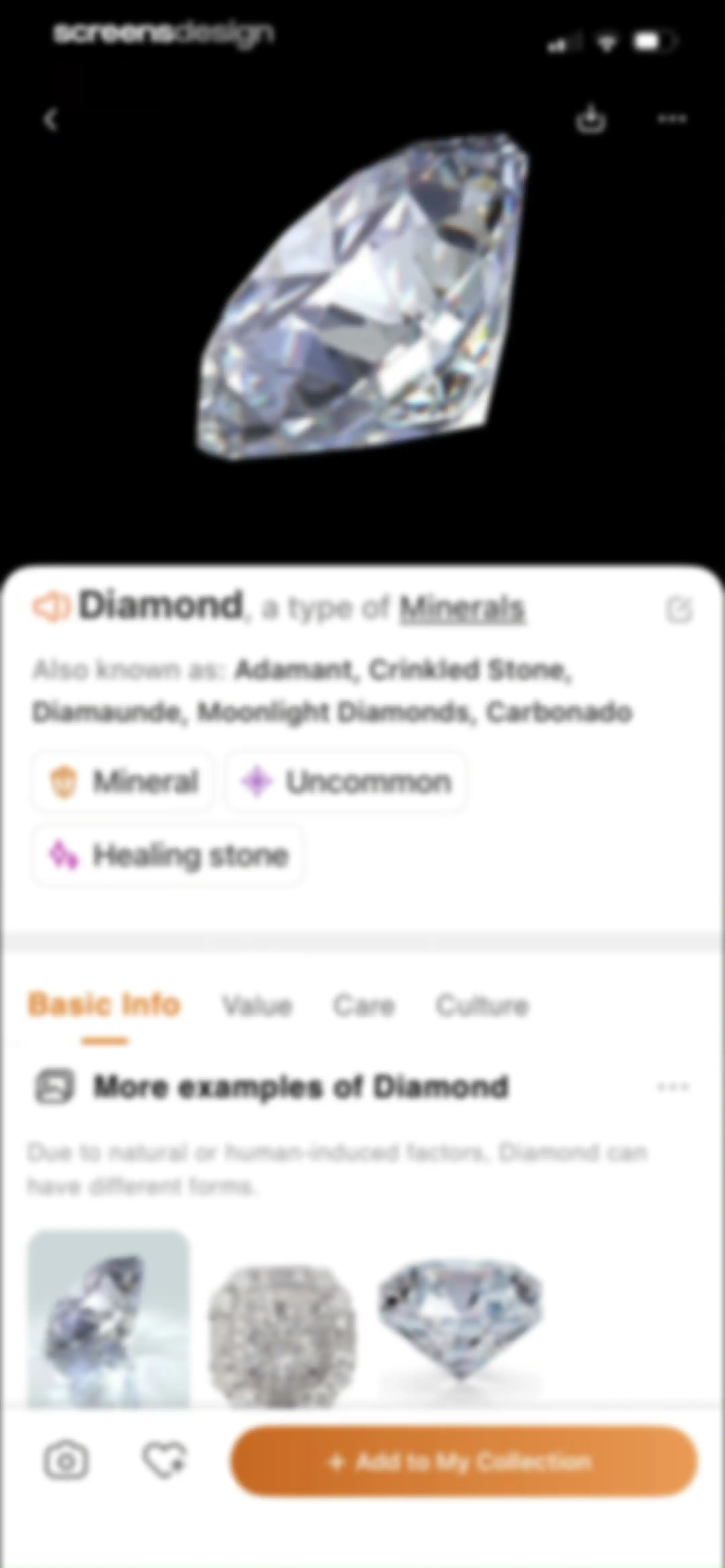Rock Identifier: Stone ID screen 97