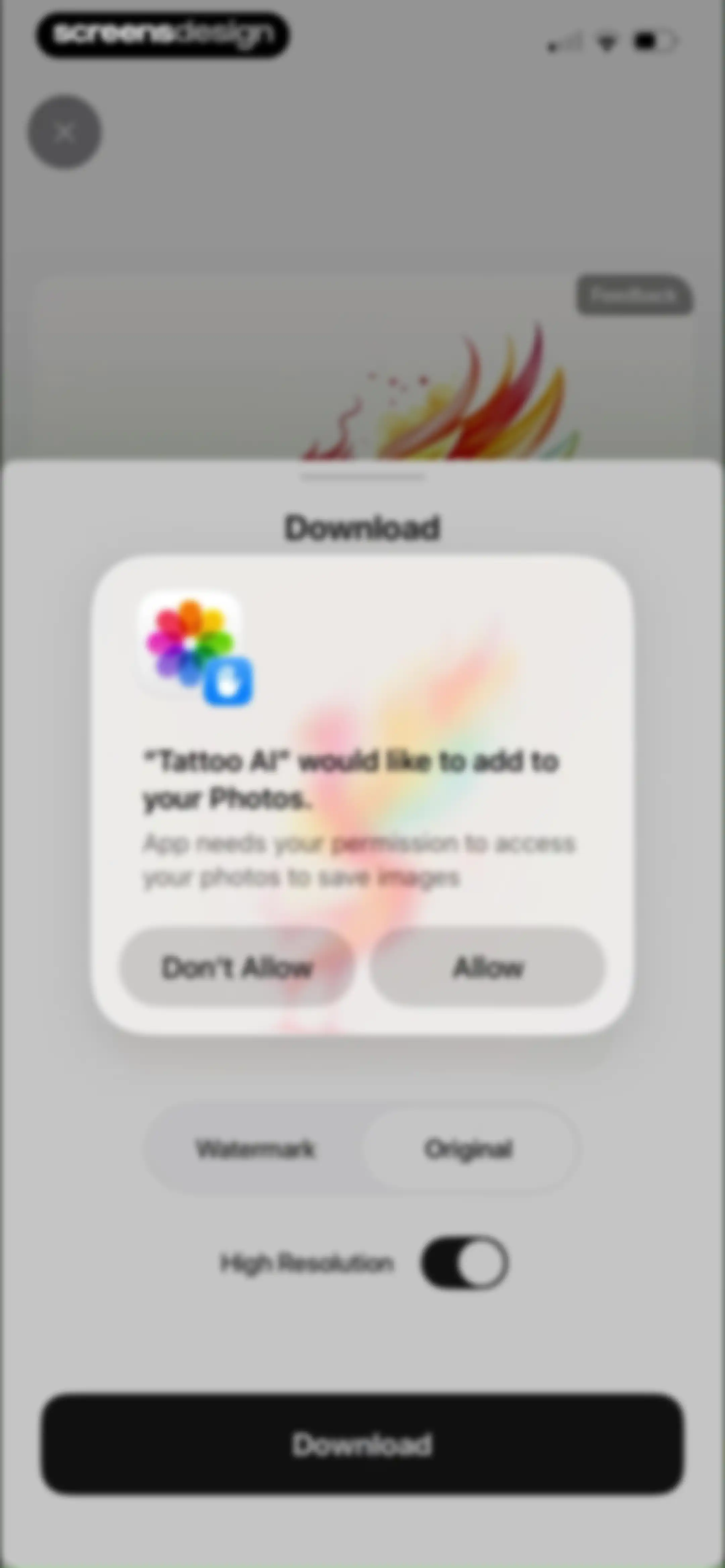 Tattoo AI Design Generator－Ink screen 22