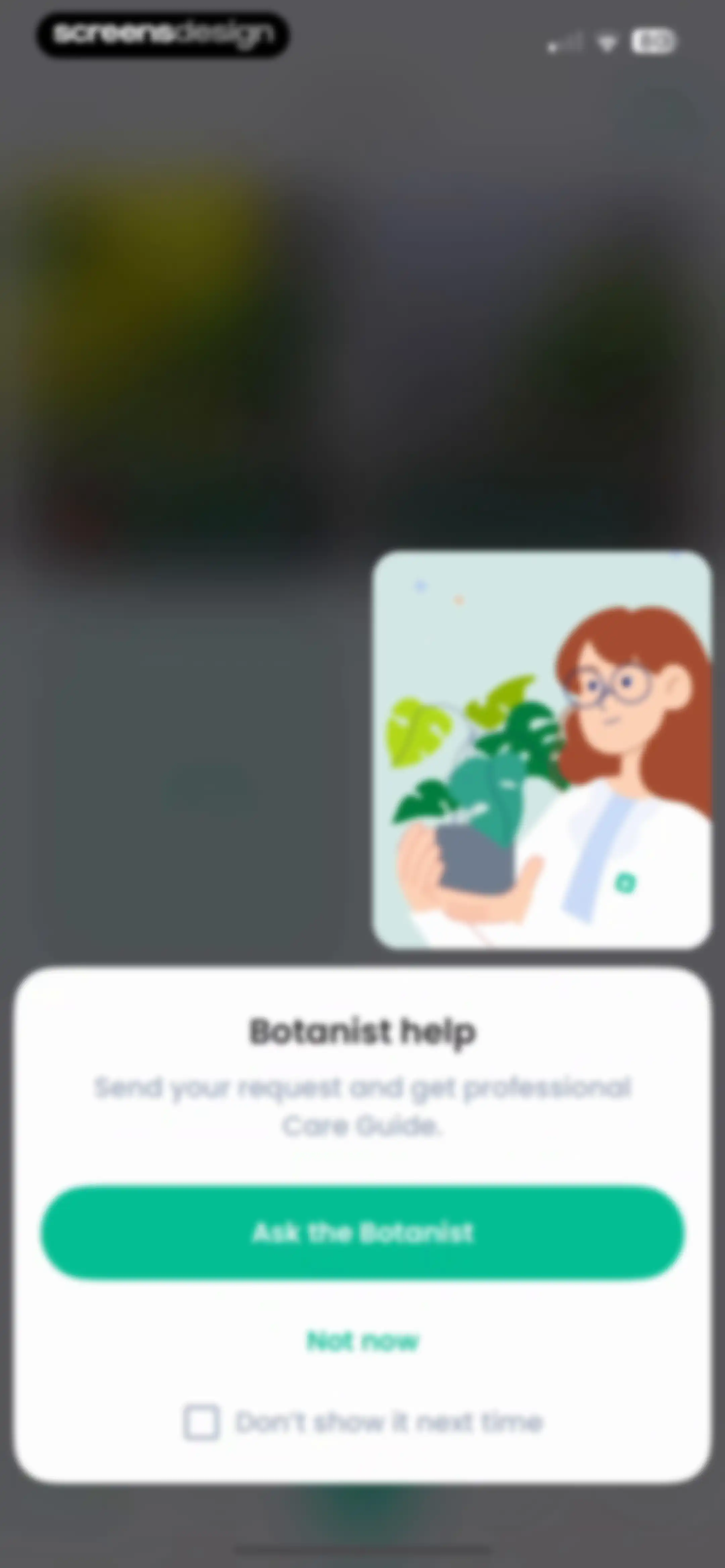 PlantIn: Plant Identifier・Care screen 120