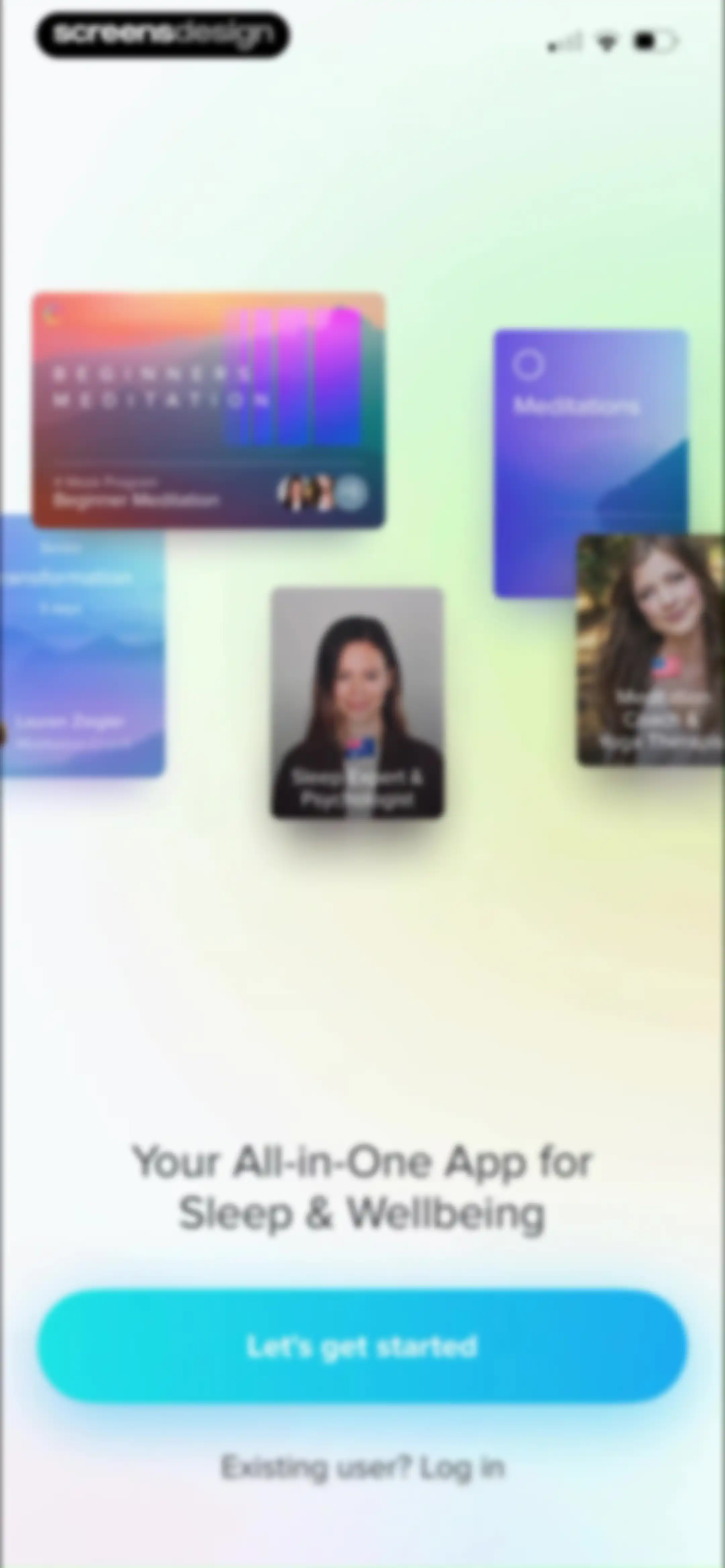 Aura: Meditation & Sleep, CBT screen 2