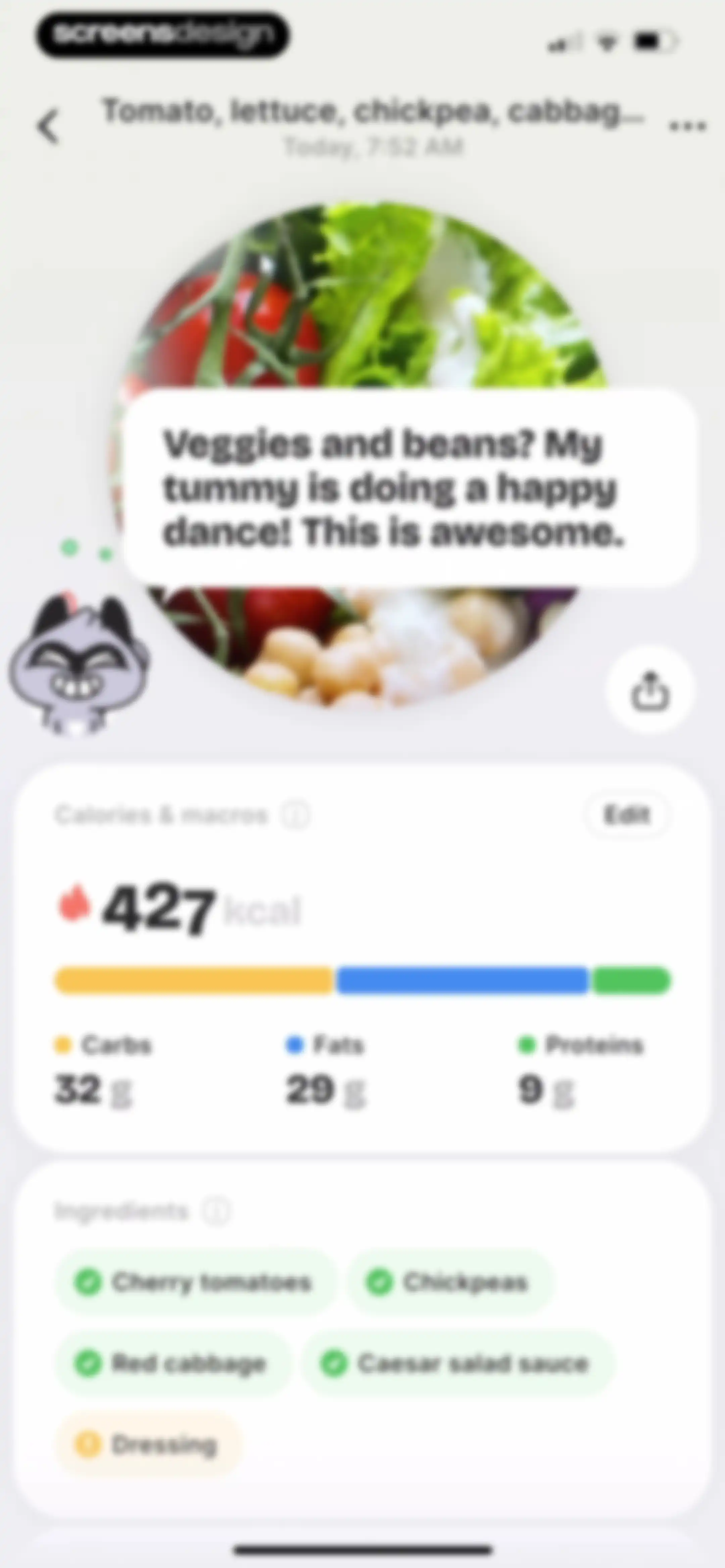 BitePal: Food Calorie Tracker screen 121