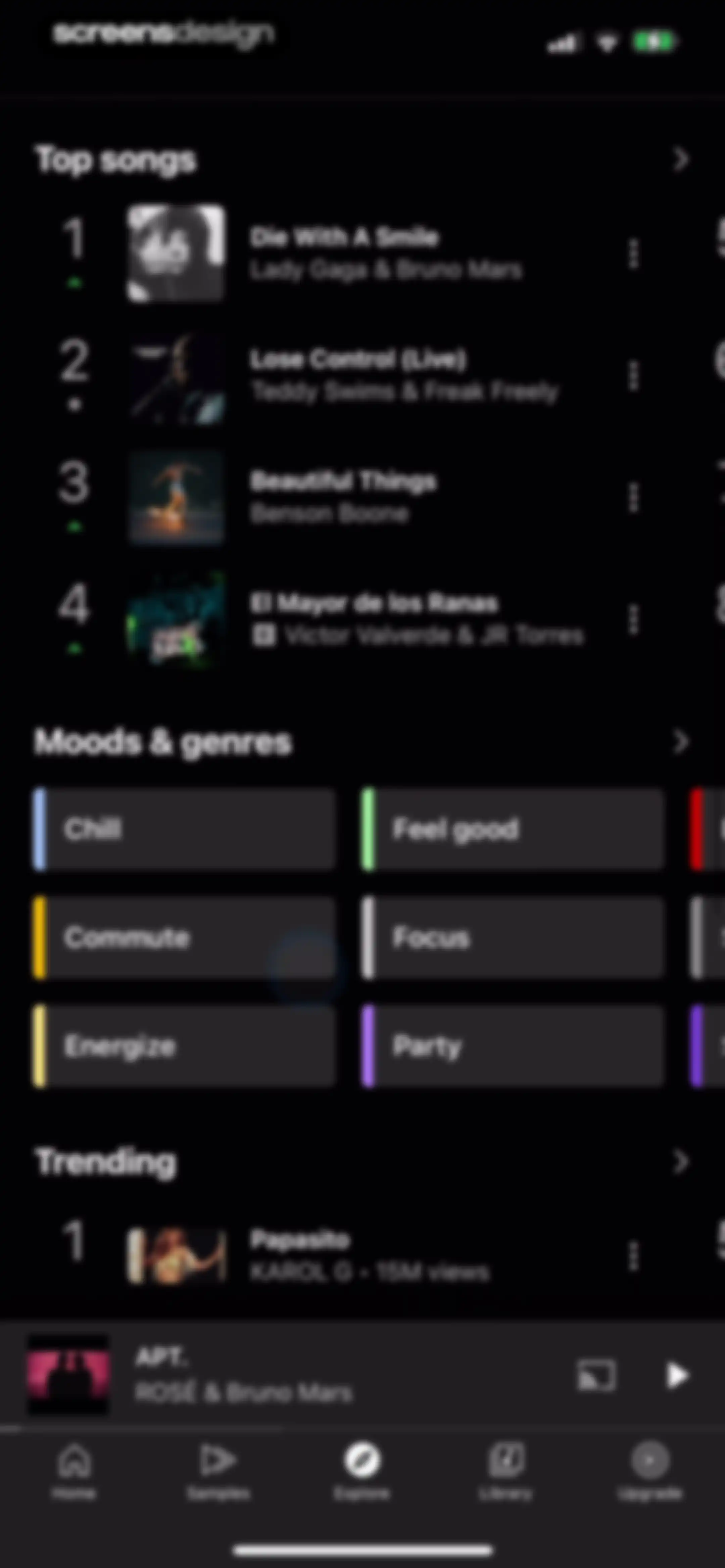 YouTube Music screen 124