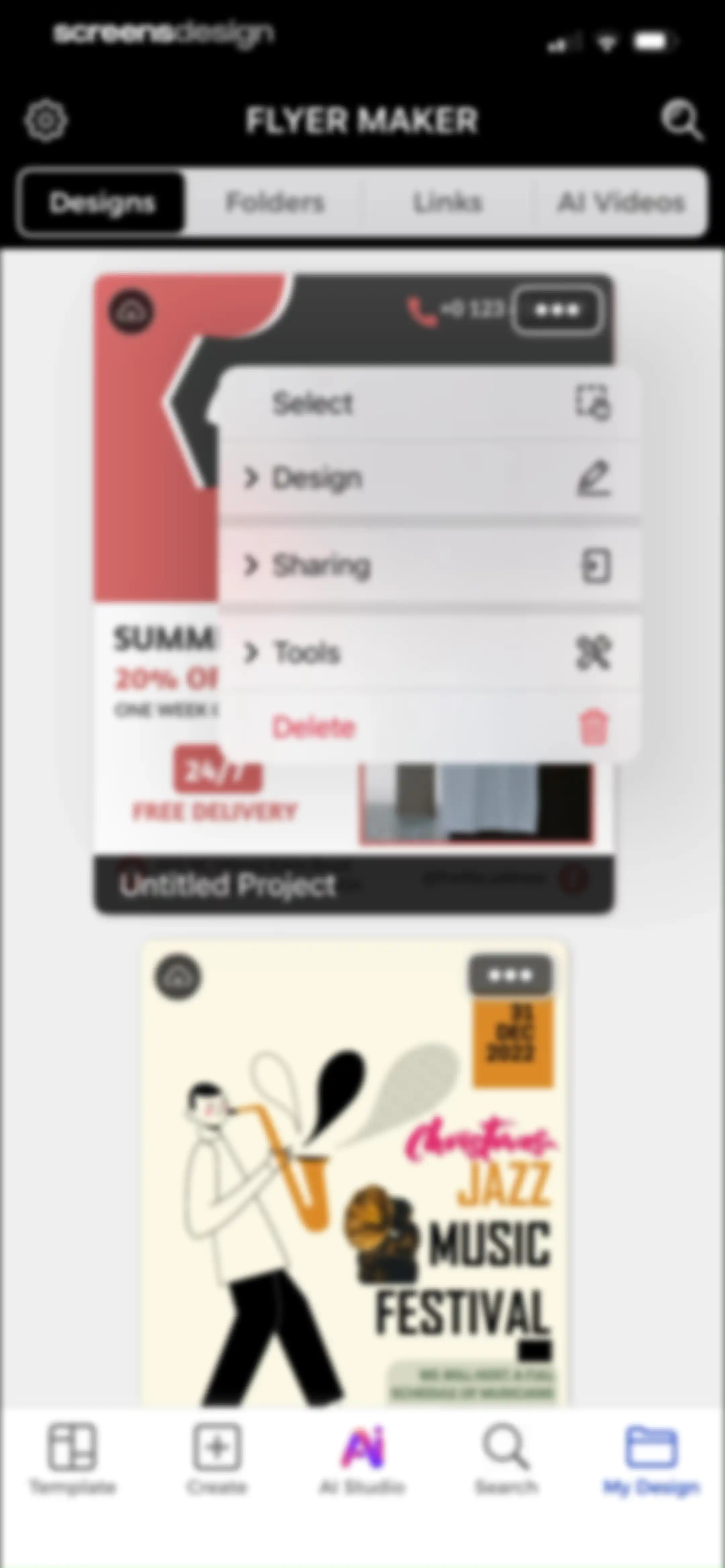 Flyer Maker + Poster Maker screen 139