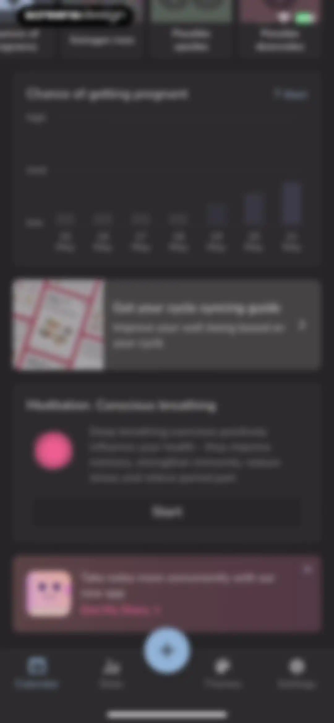 Period Tracker and Calendar screen 19