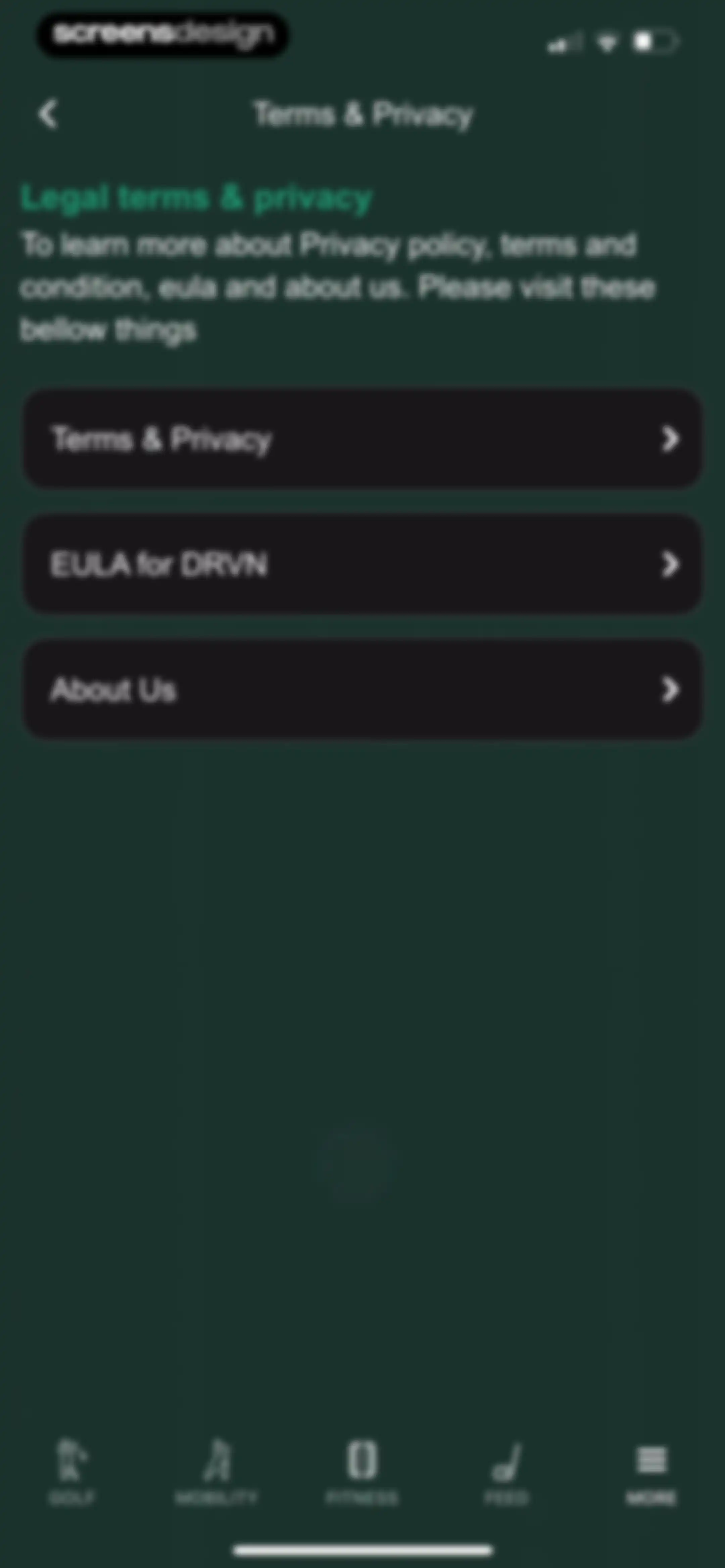 DRVN - Golf & Gym Workouts screen 153