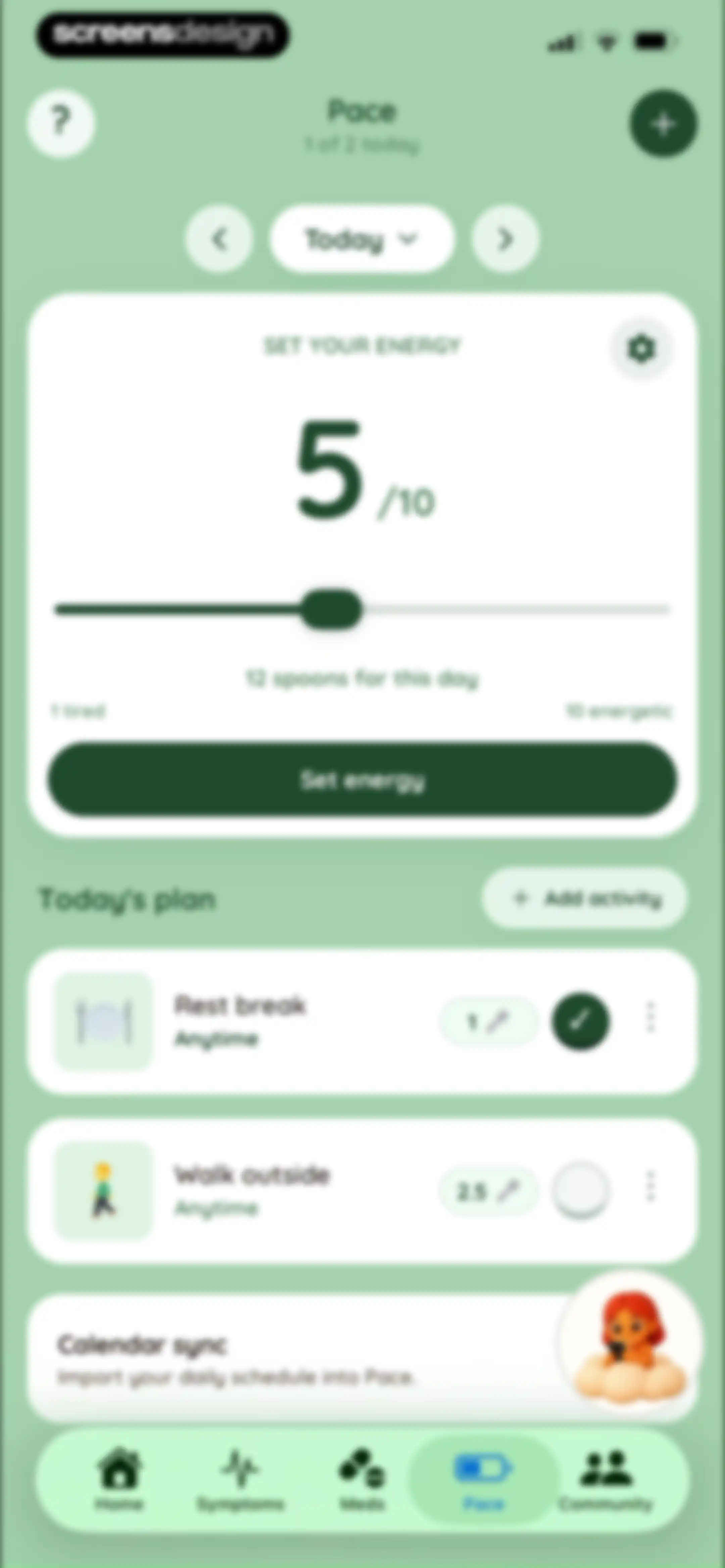 Juno: Chronic Illness Support screen 201
