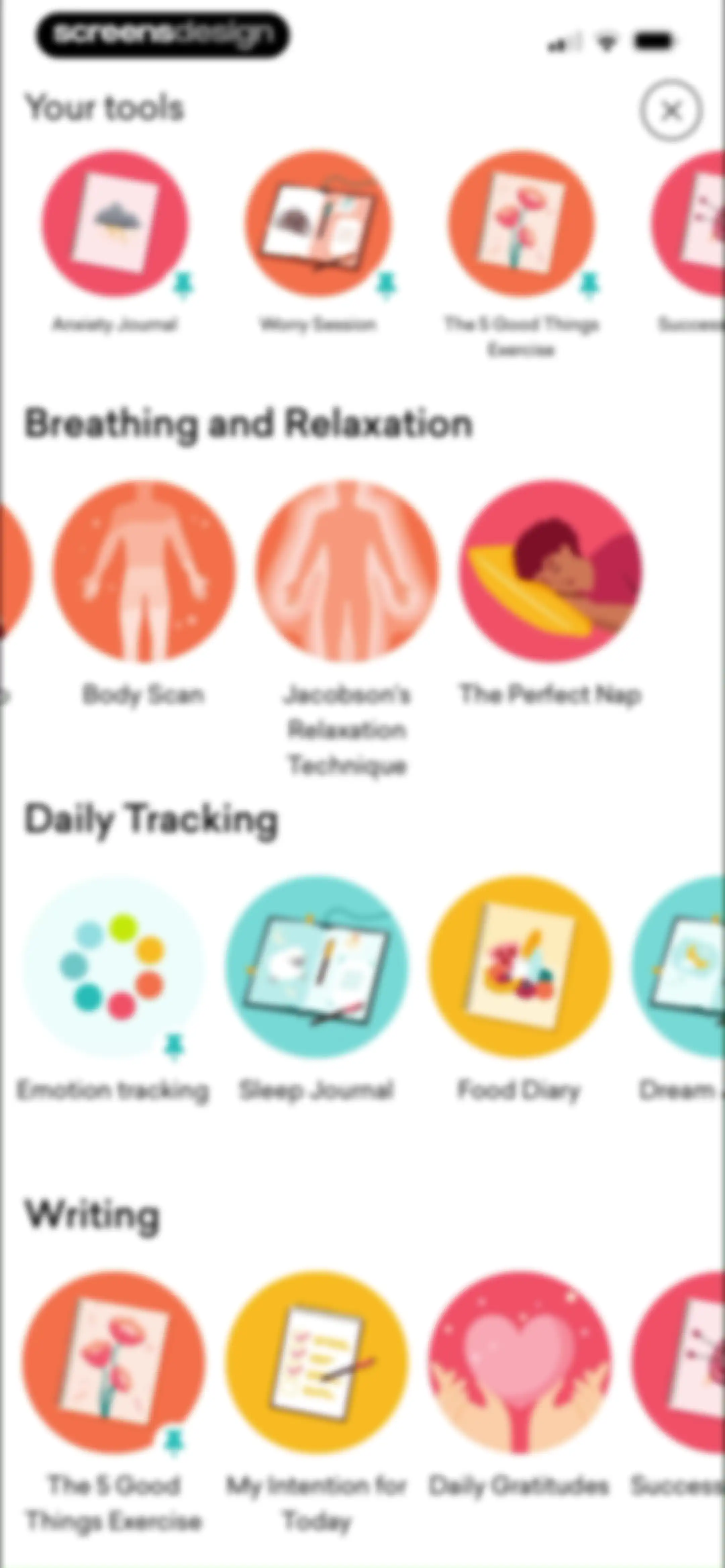 MindDay: Mental Health, Stress screen 91