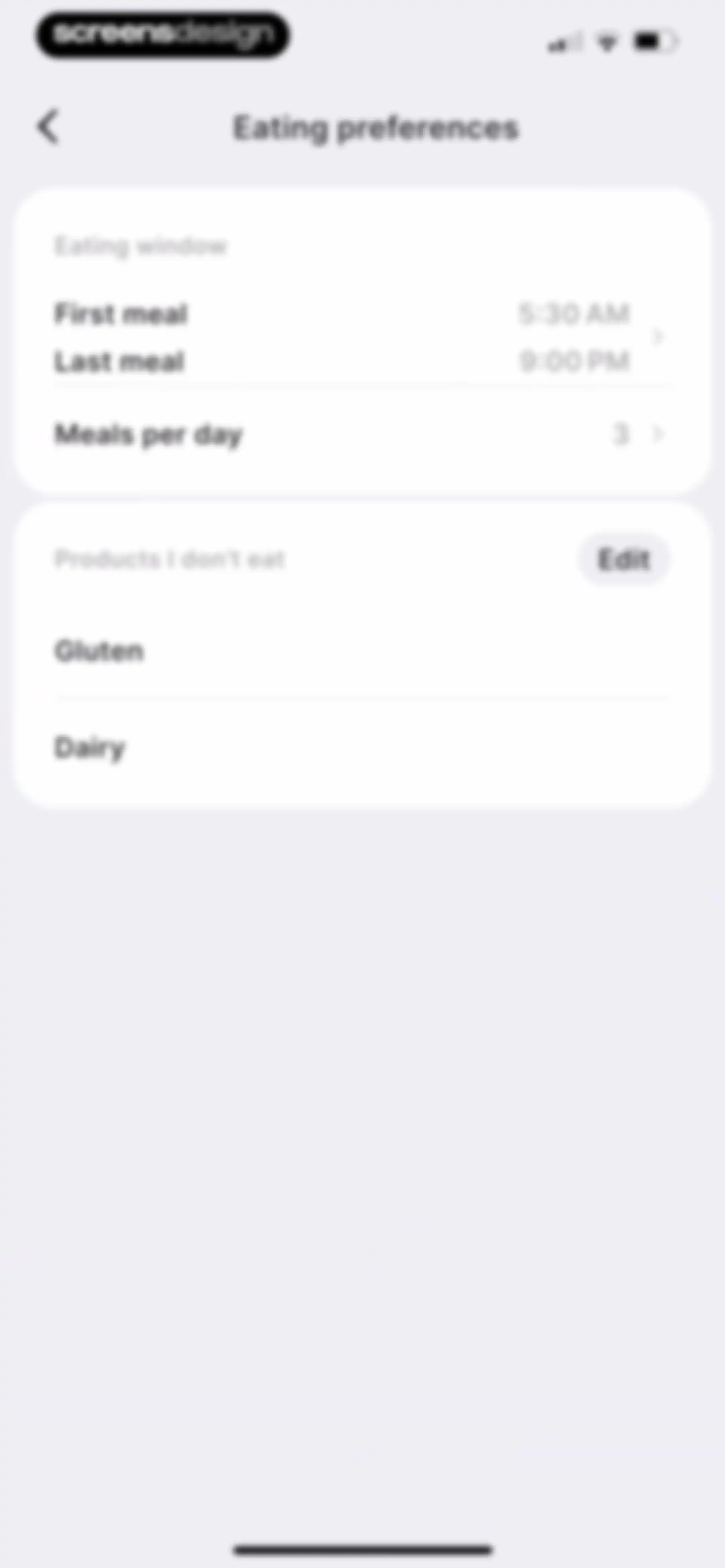 BitePal: Food Calorie Tracker screen 145