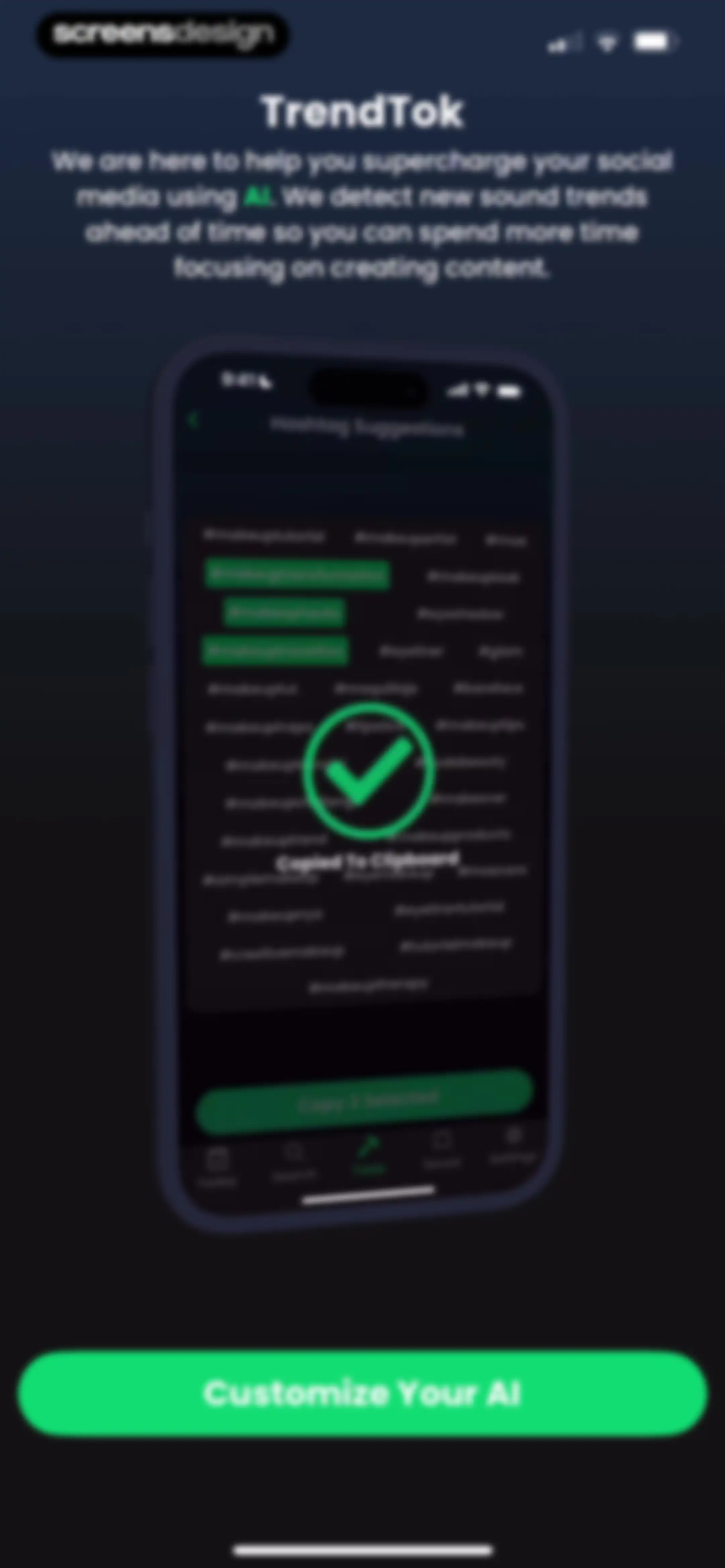 TrendTok Analytics & Tracker screen 7