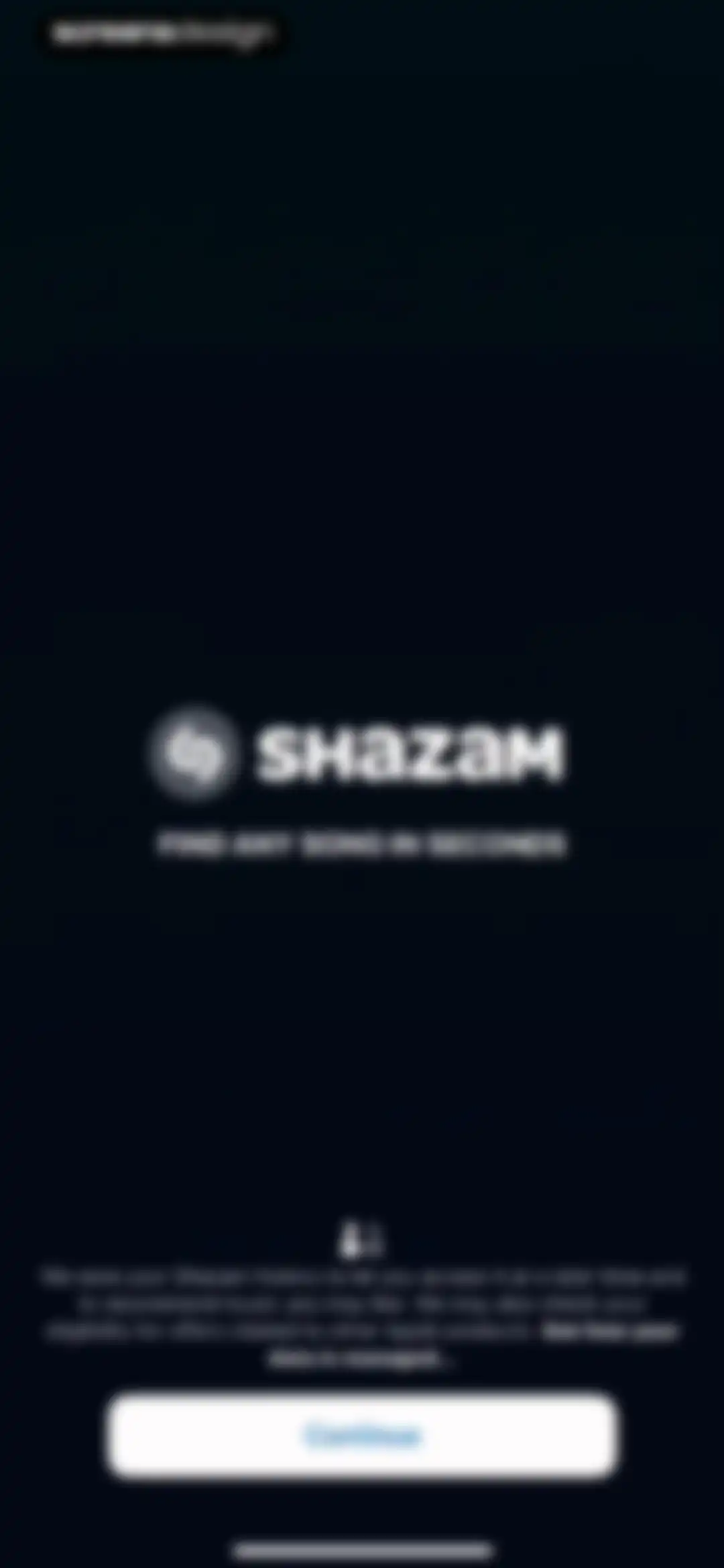 Shazam: Find Music & Concerts screen 1