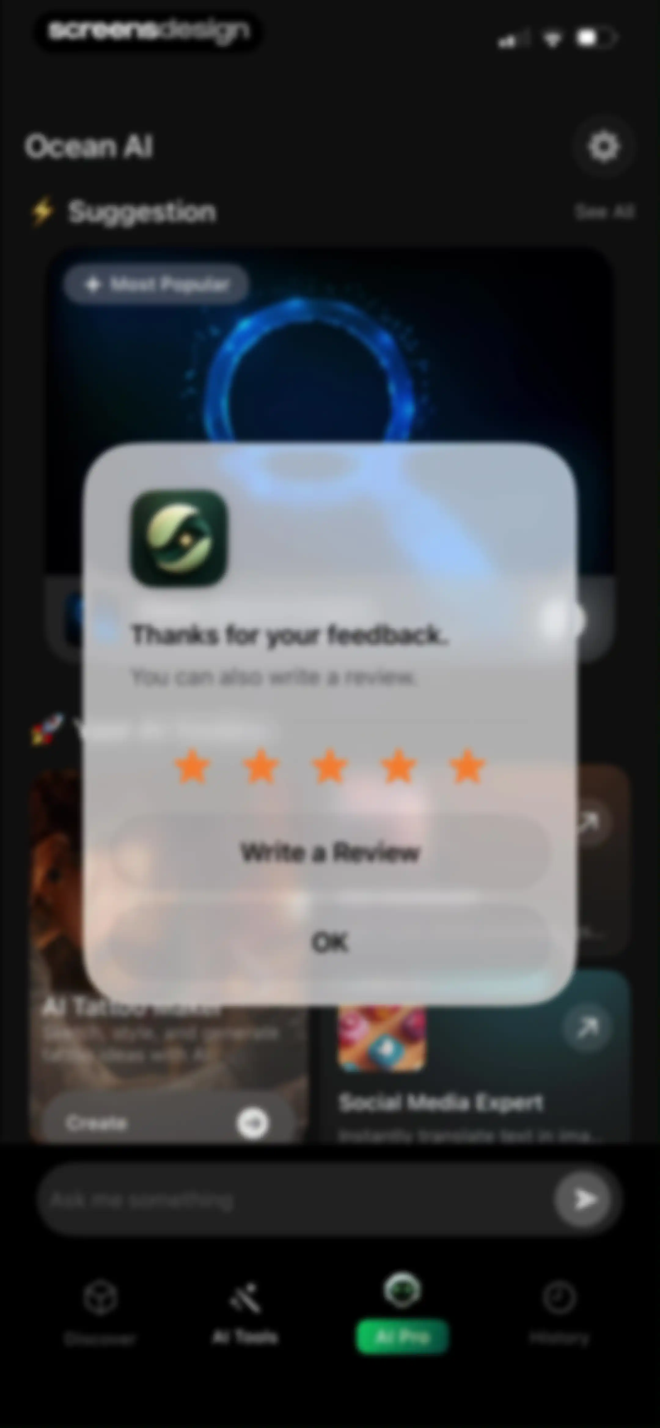 Ocean AI－Chatbot・Ask Anything screen 50