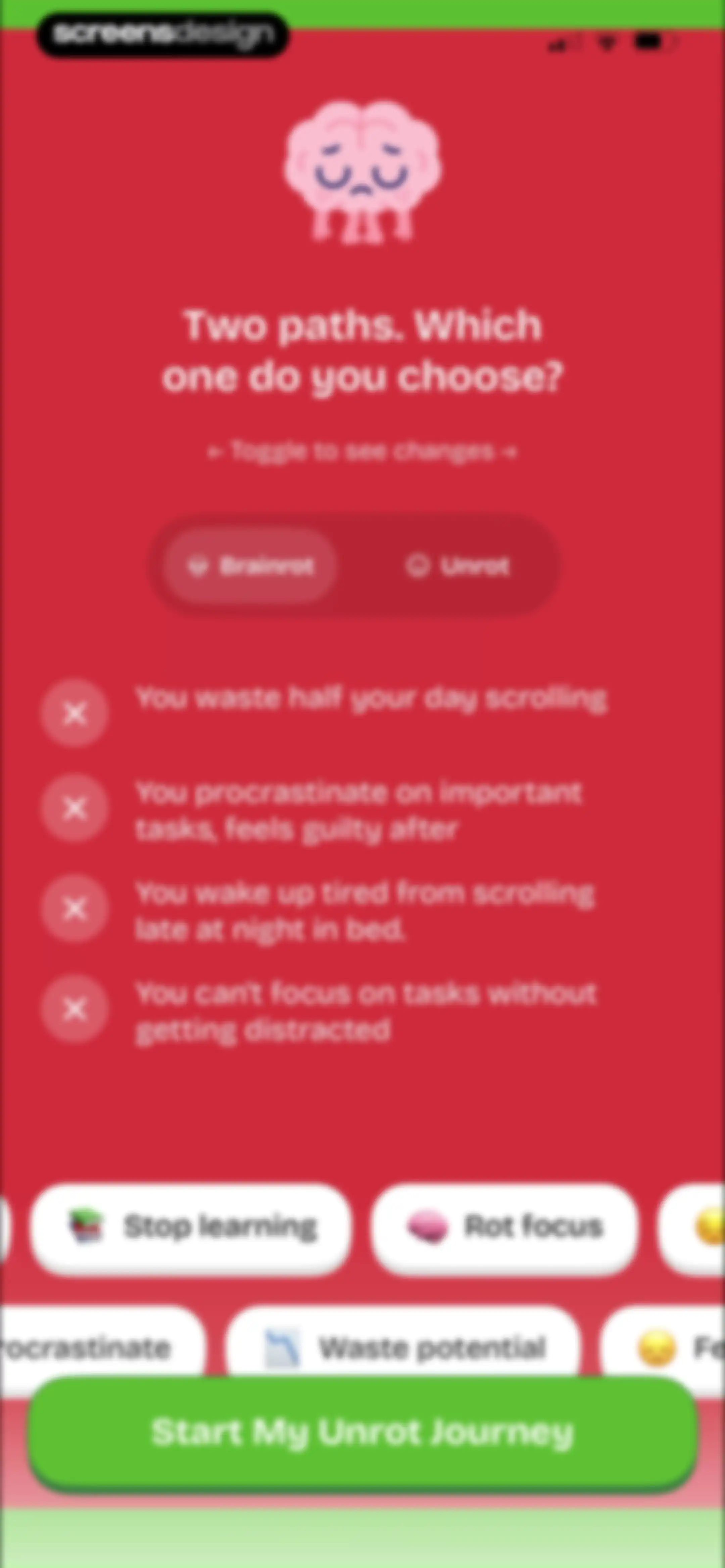 Unrot: Earn your Screen Time screen 45