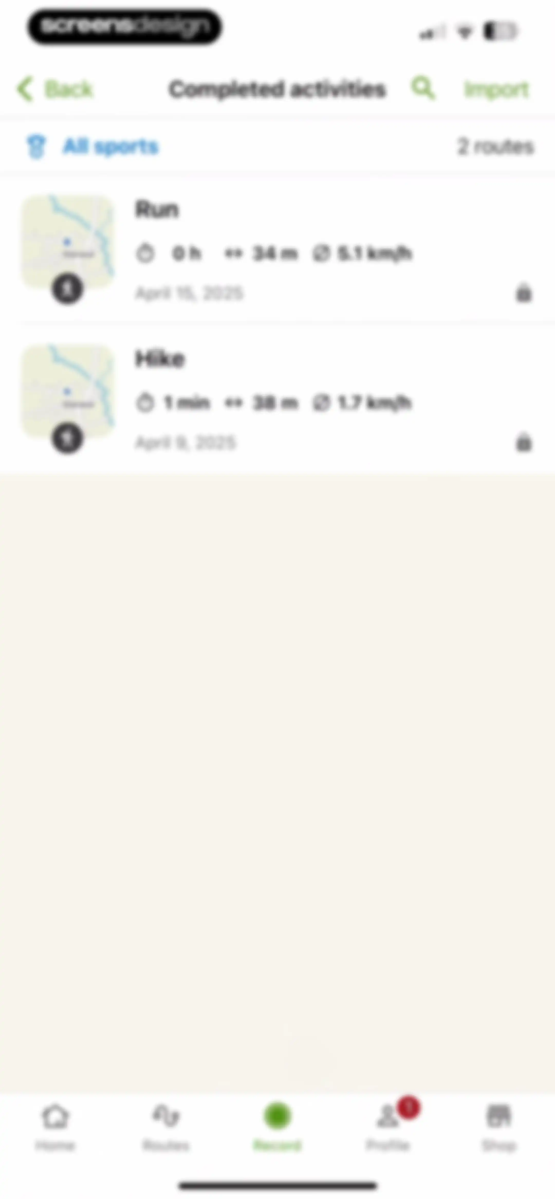 komoot - hike, bike & run screen 138