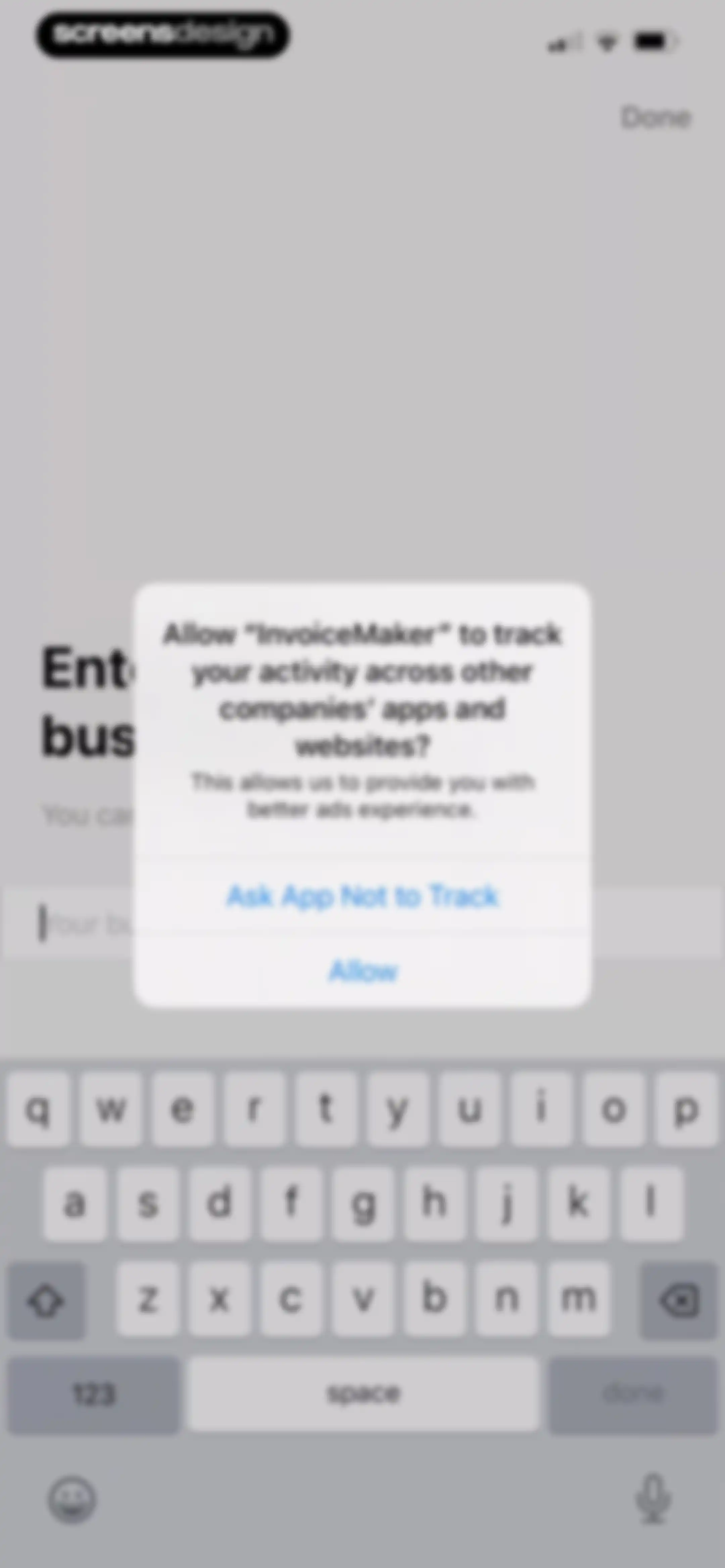 Invoice Maker ▸ Estimate App screen 2