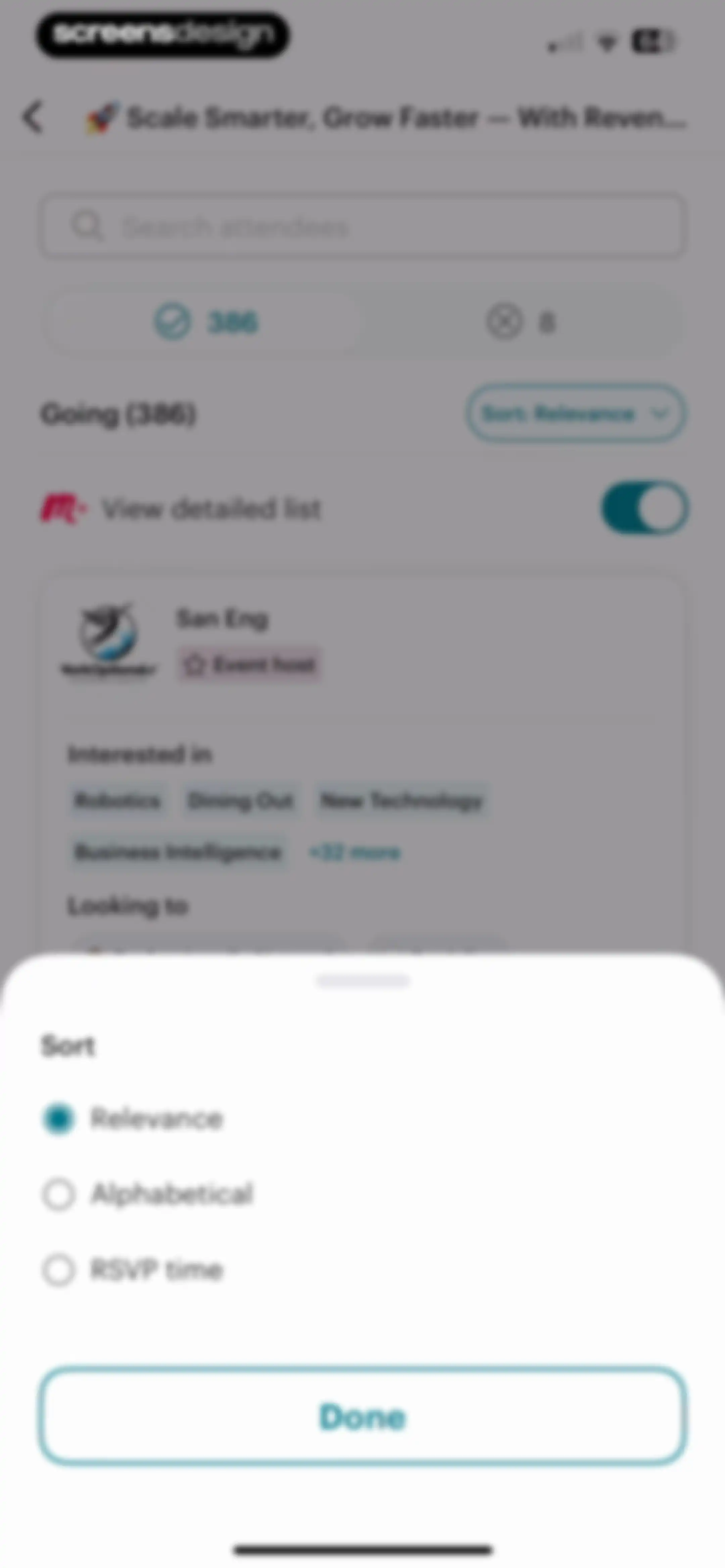 Meetup: Social Events & Groups screen 31